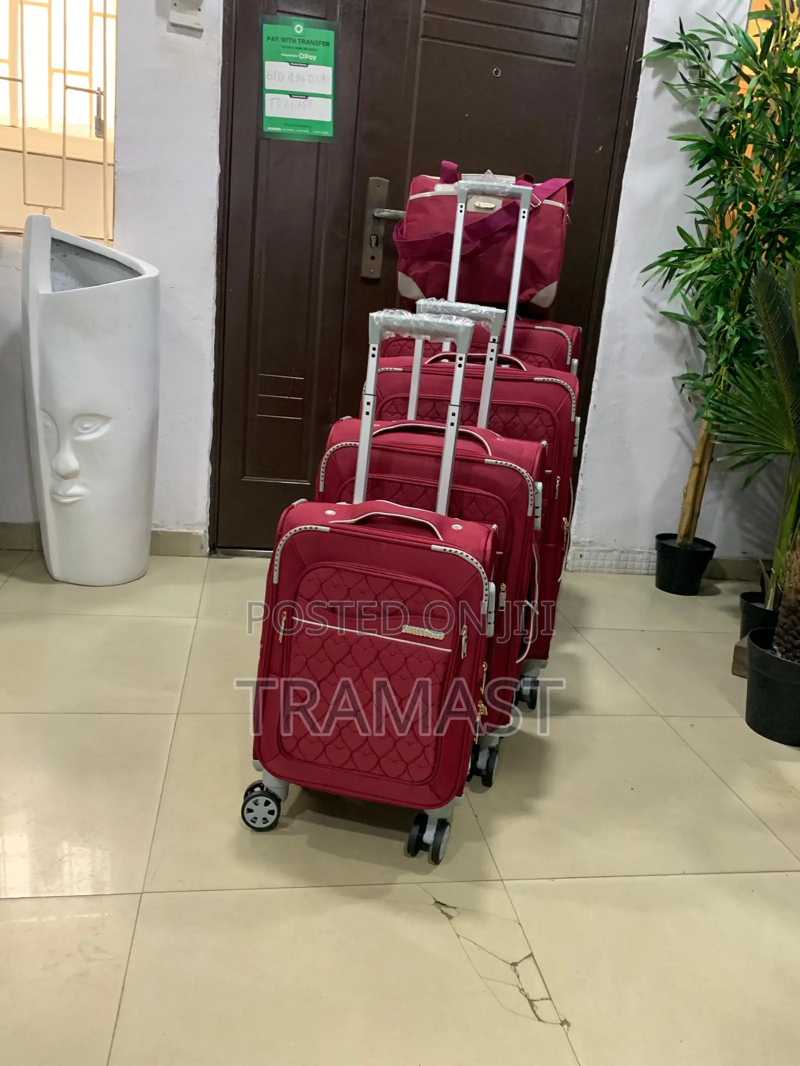 Elegent Swiss Polo Travel Luggage - 4set Plus Kit