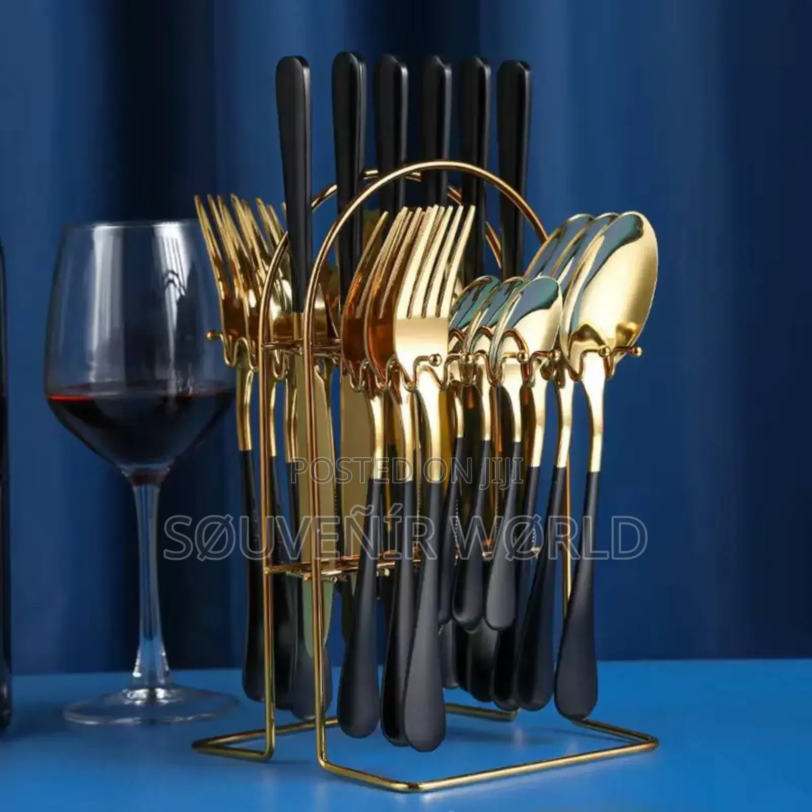 New Black and Gold Spoon