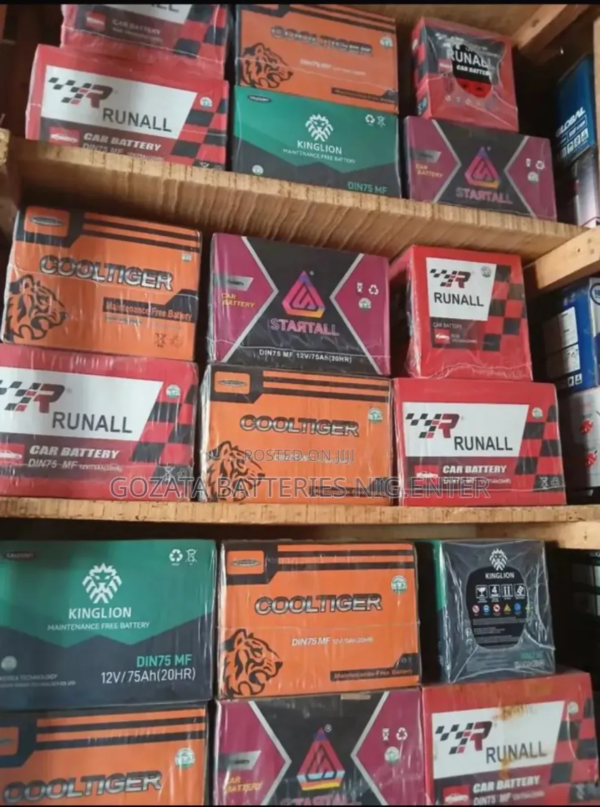 Car Battery All Ahs With 1year Warranty