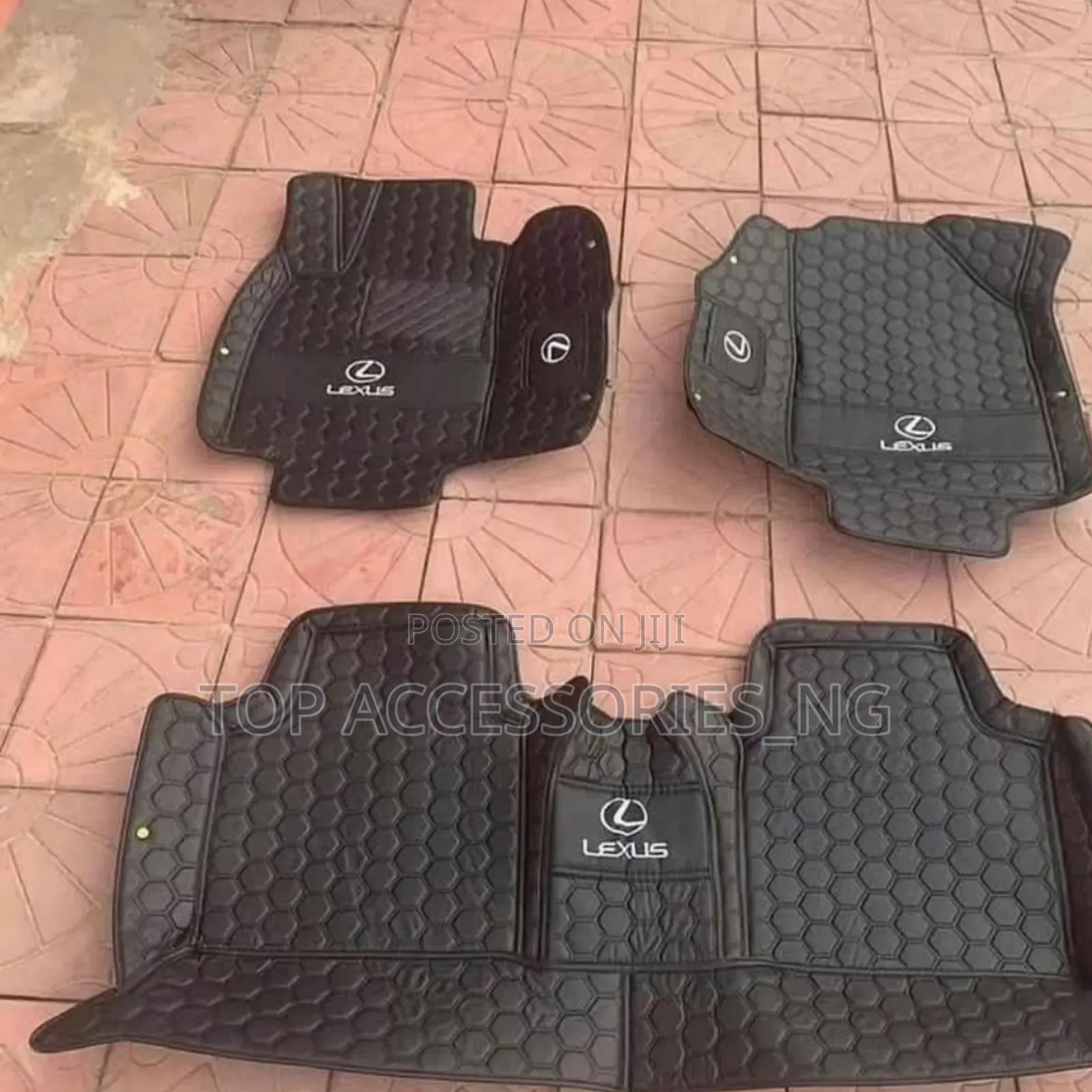 Logo Waterproof Leather Mat for Lexus Es350