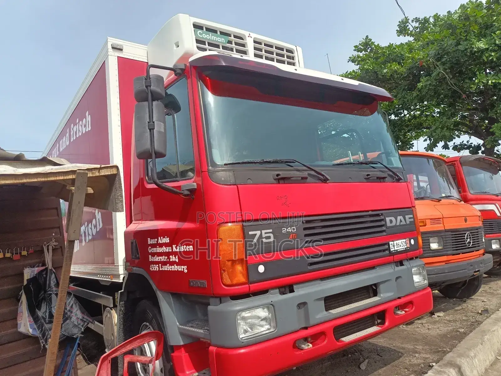 Daf Refrigerator Truck 2002 Red