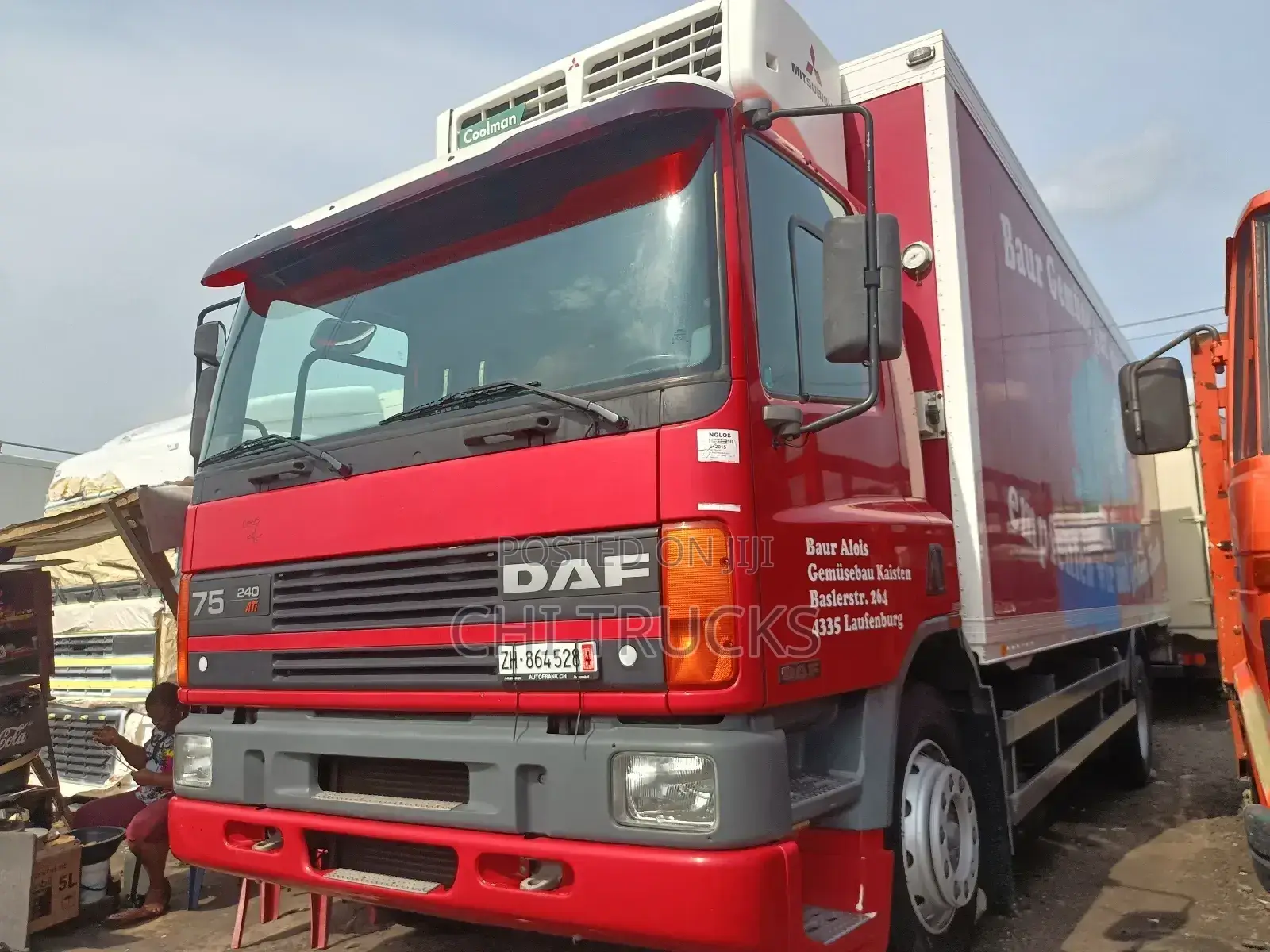 Daf Refrigerator Truck 2002 Red