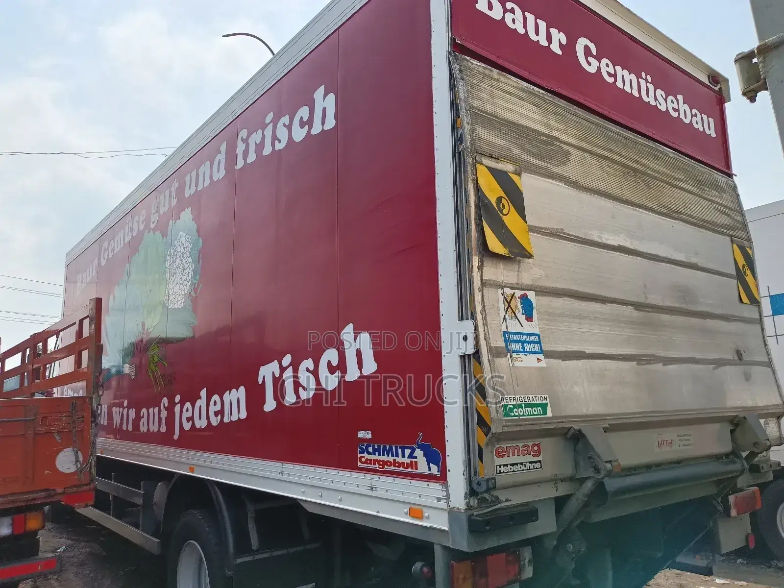 Daf Refrigerator Truck 2002 Red