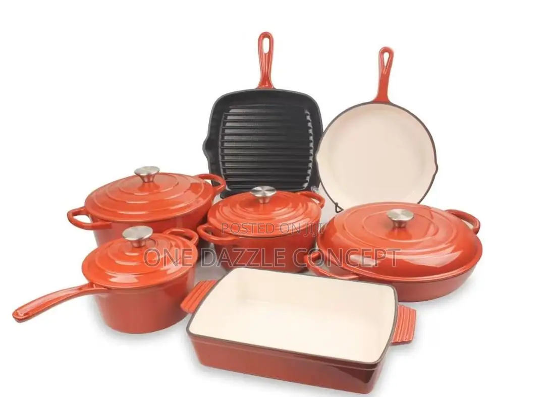 11pcs Diecast Iron Cookware