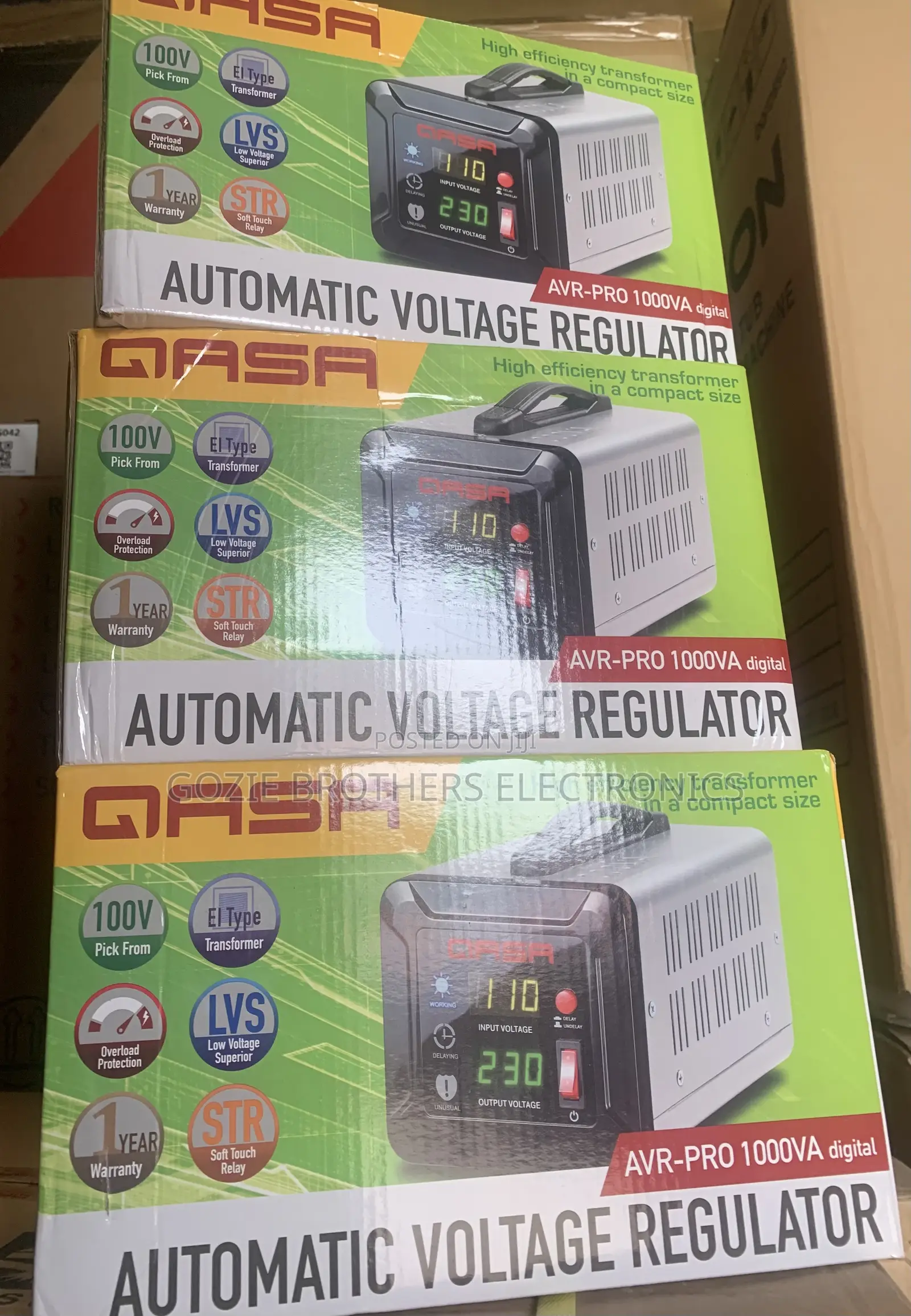 Qasa Digital Automatic Voltage Regulator 1000kva