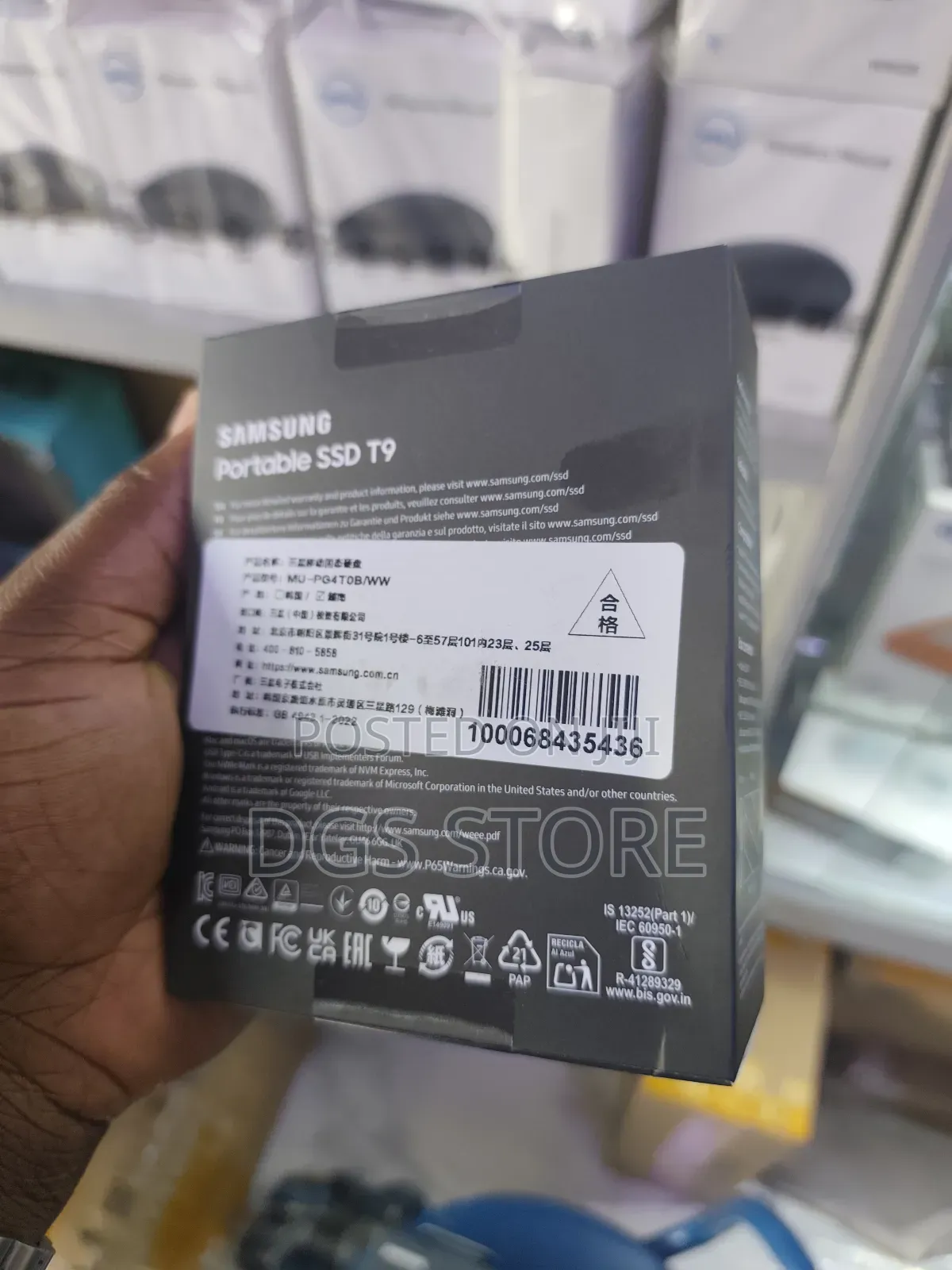 Samsung T9 SSD 4tb Portable for iPhone 15 iPhone 16