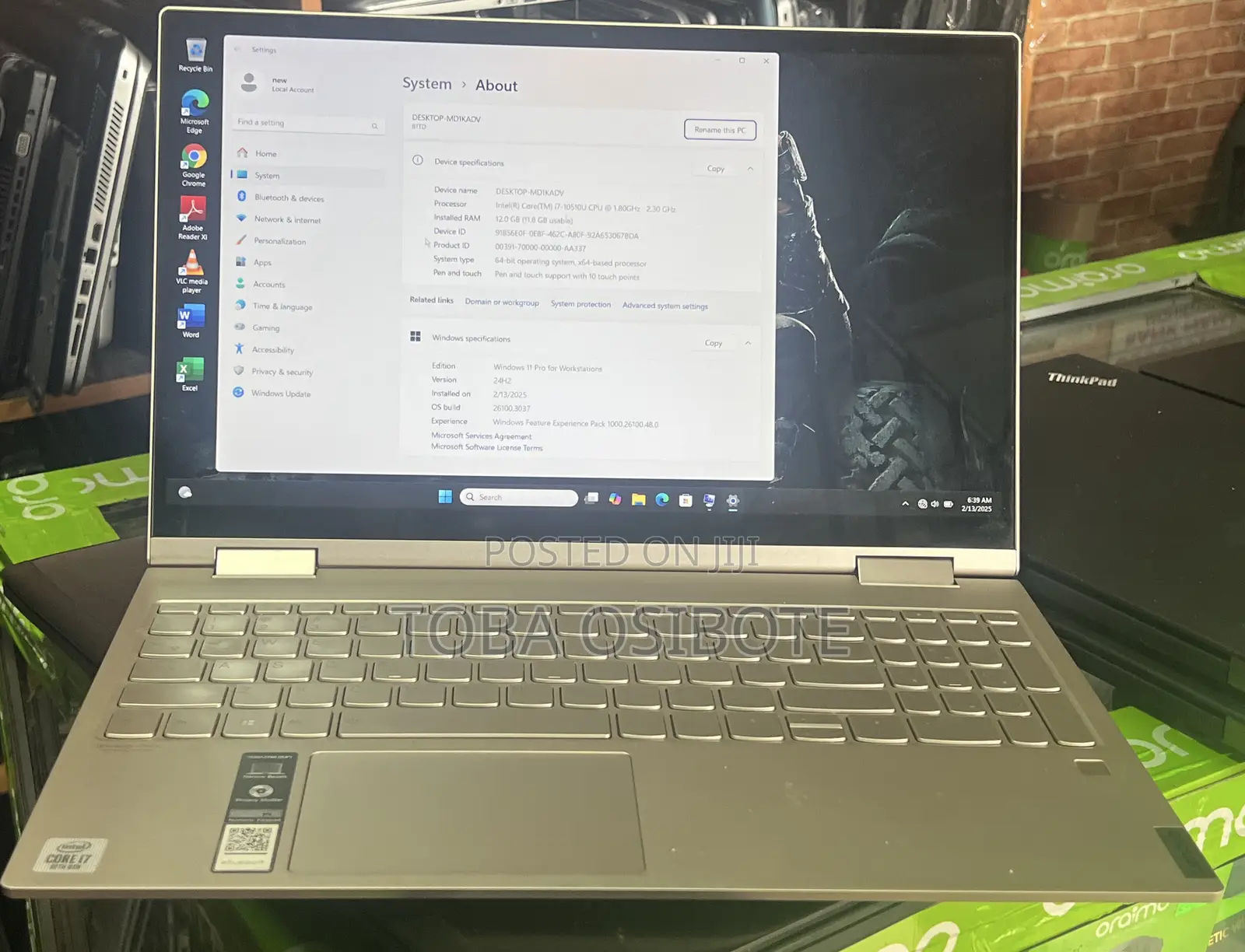 Laptop Lenovo ThinkPad Yoga 12GB Intel Core i7 SSHD+SSD 512GB