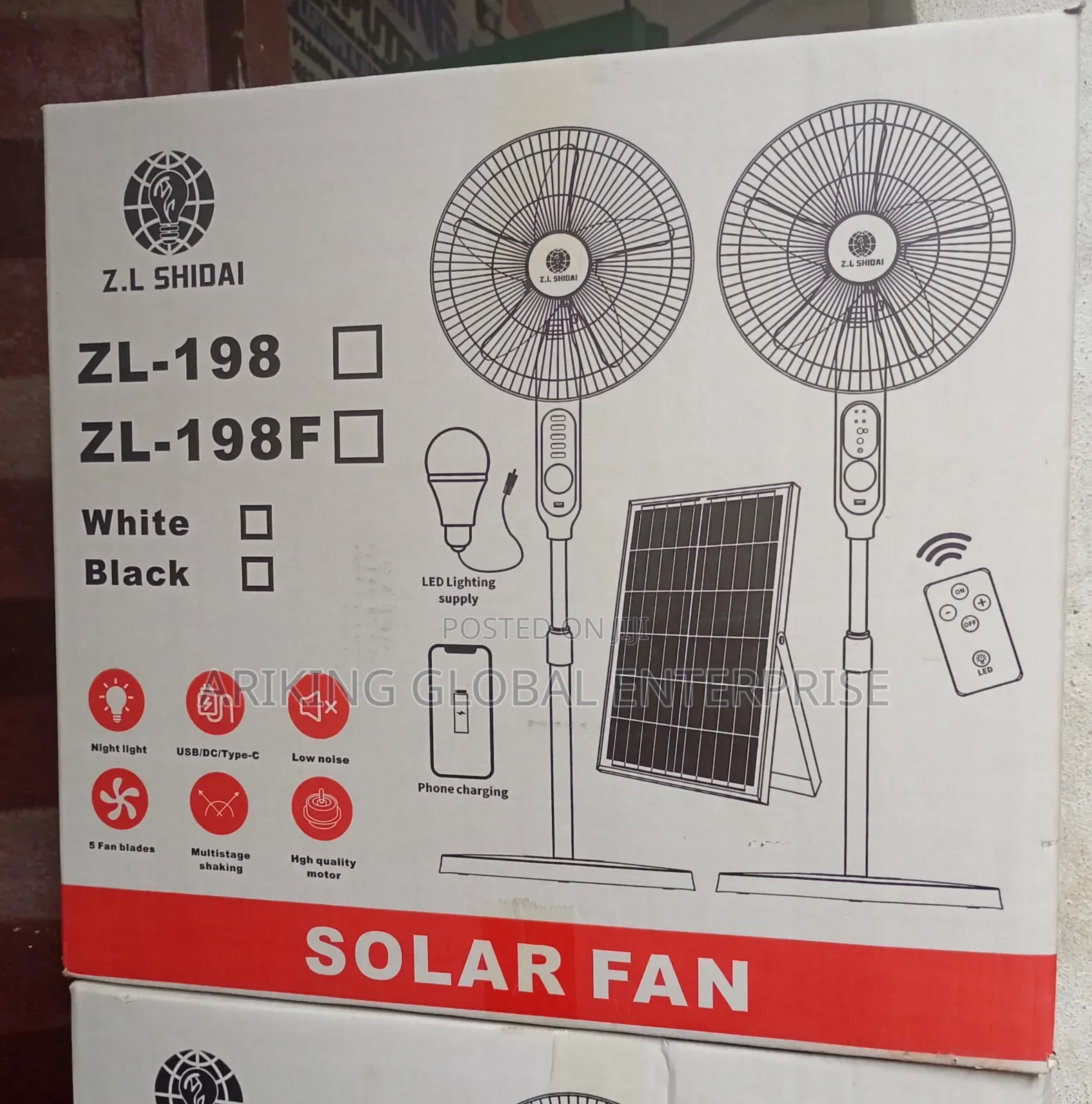 Pure Quality Solar Fan