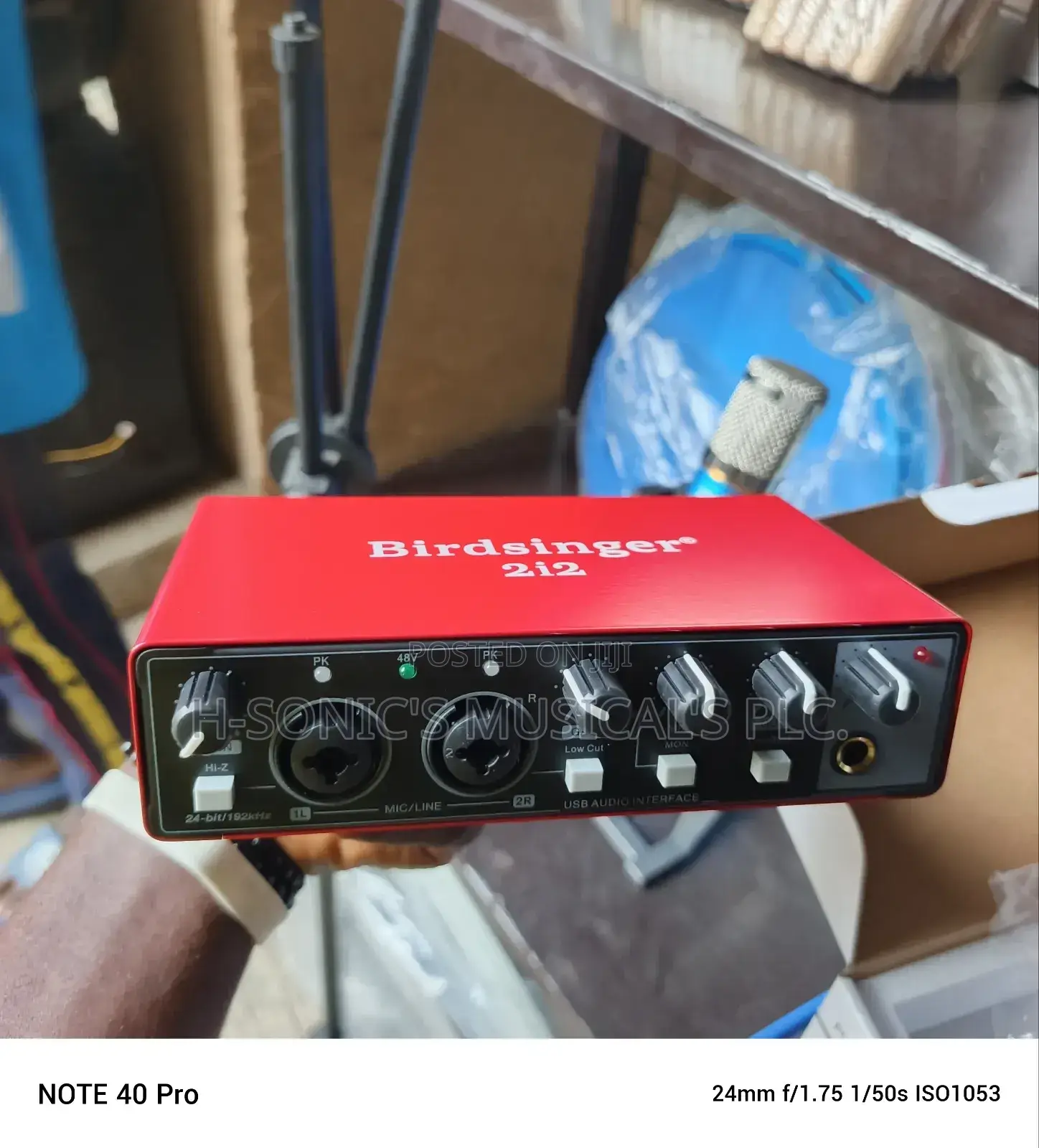 Professionals Birdsinger 2i2 Audio Interface