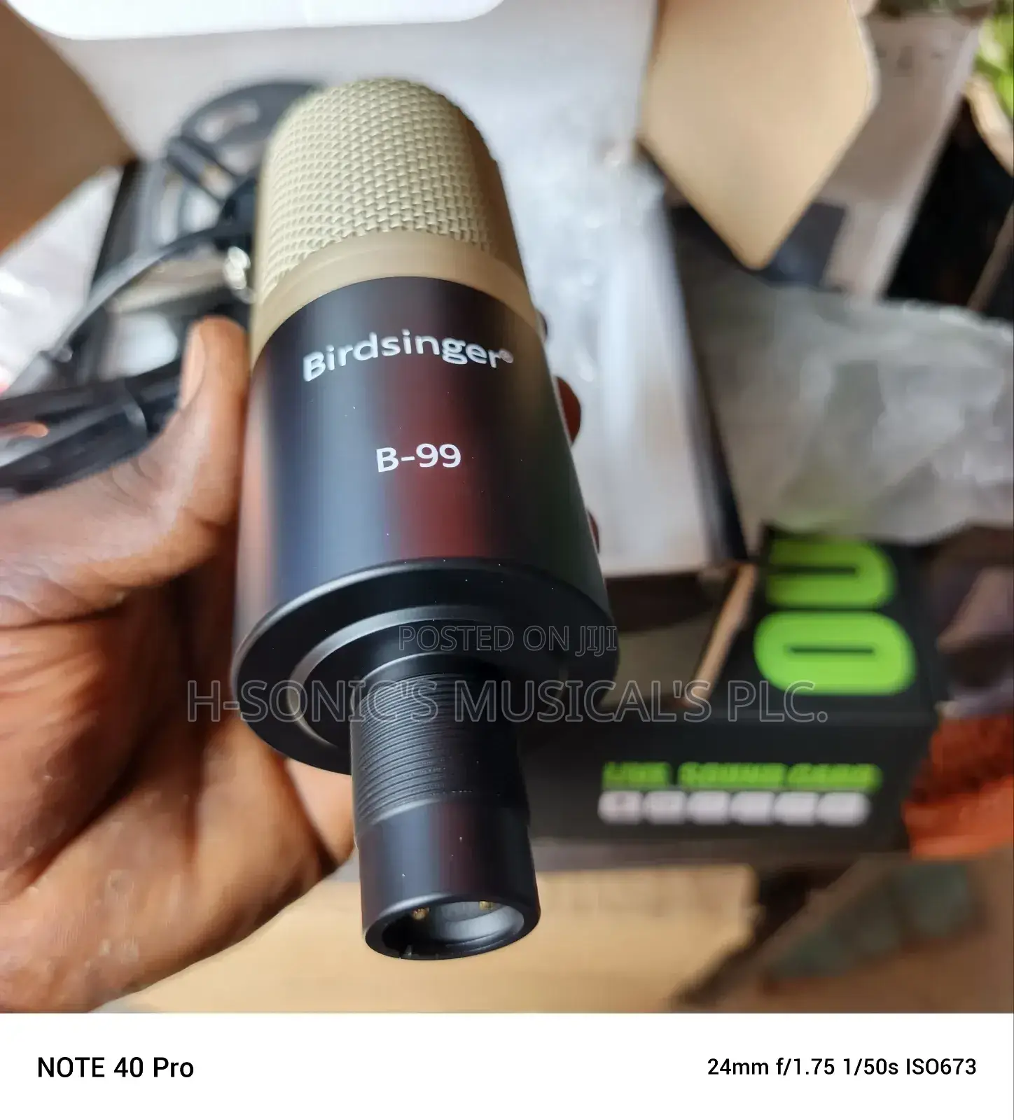 Original Birdsinger Zx-797 Condenser Studio Microphone