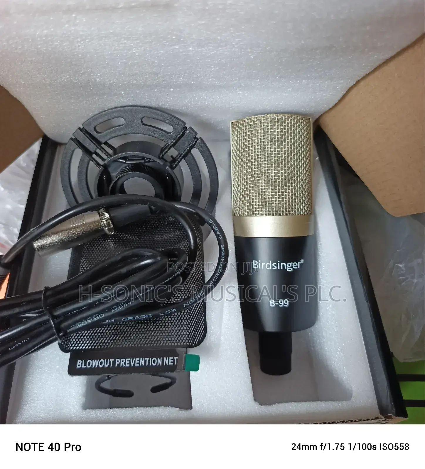 Original Birdsinger Zx-797 Condenser Studio Microphone