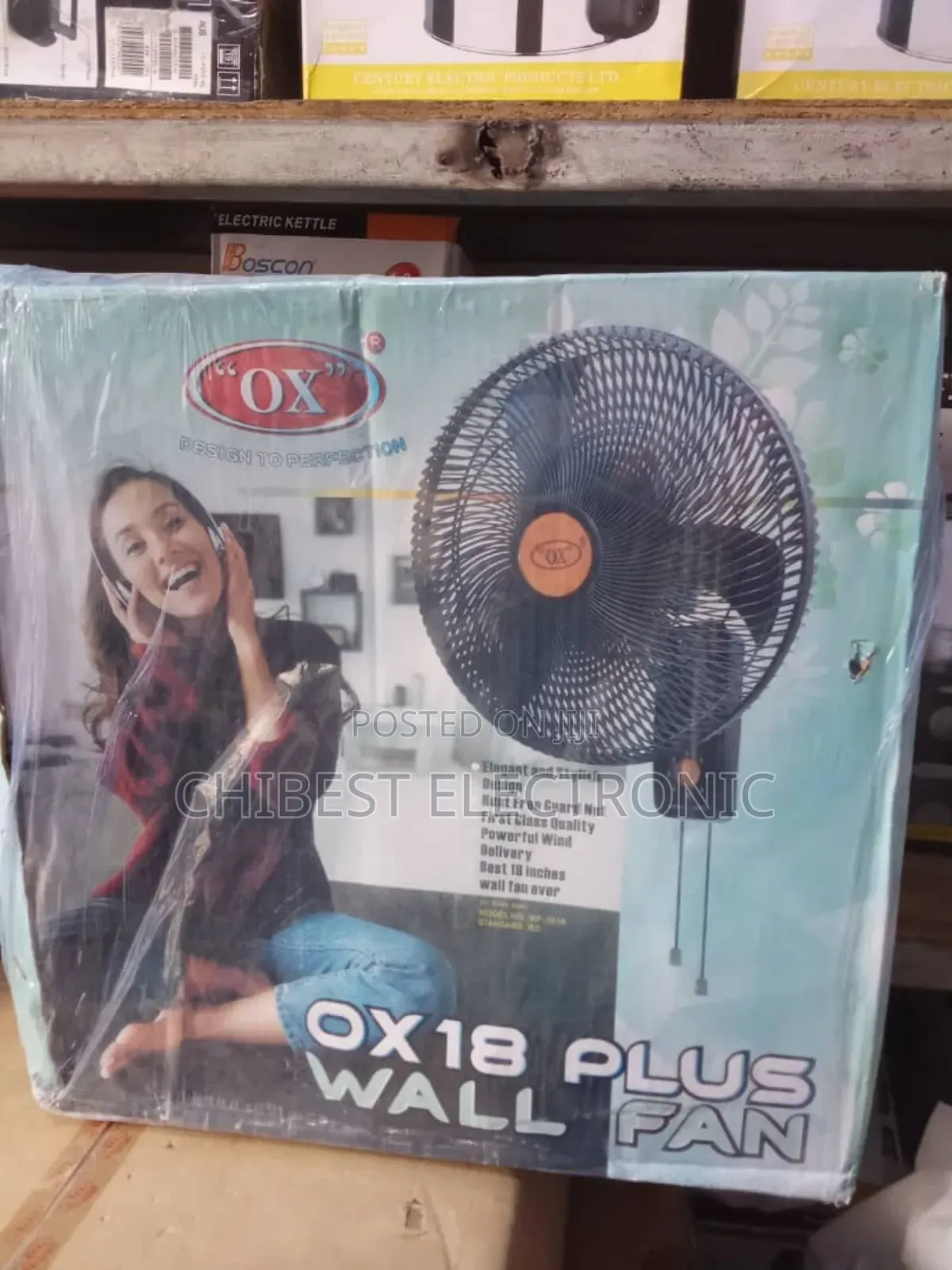 Ox Wall Fan 18 Inches