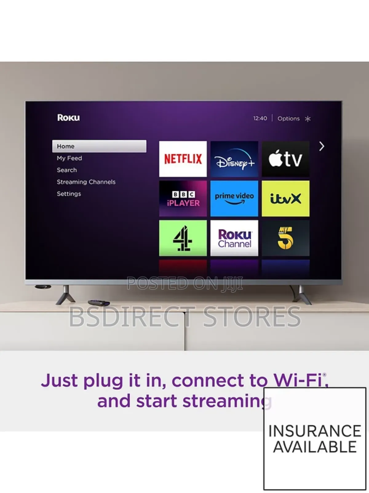 Roku Express Hd Streaming Device With Hdmi Cable and Remote
