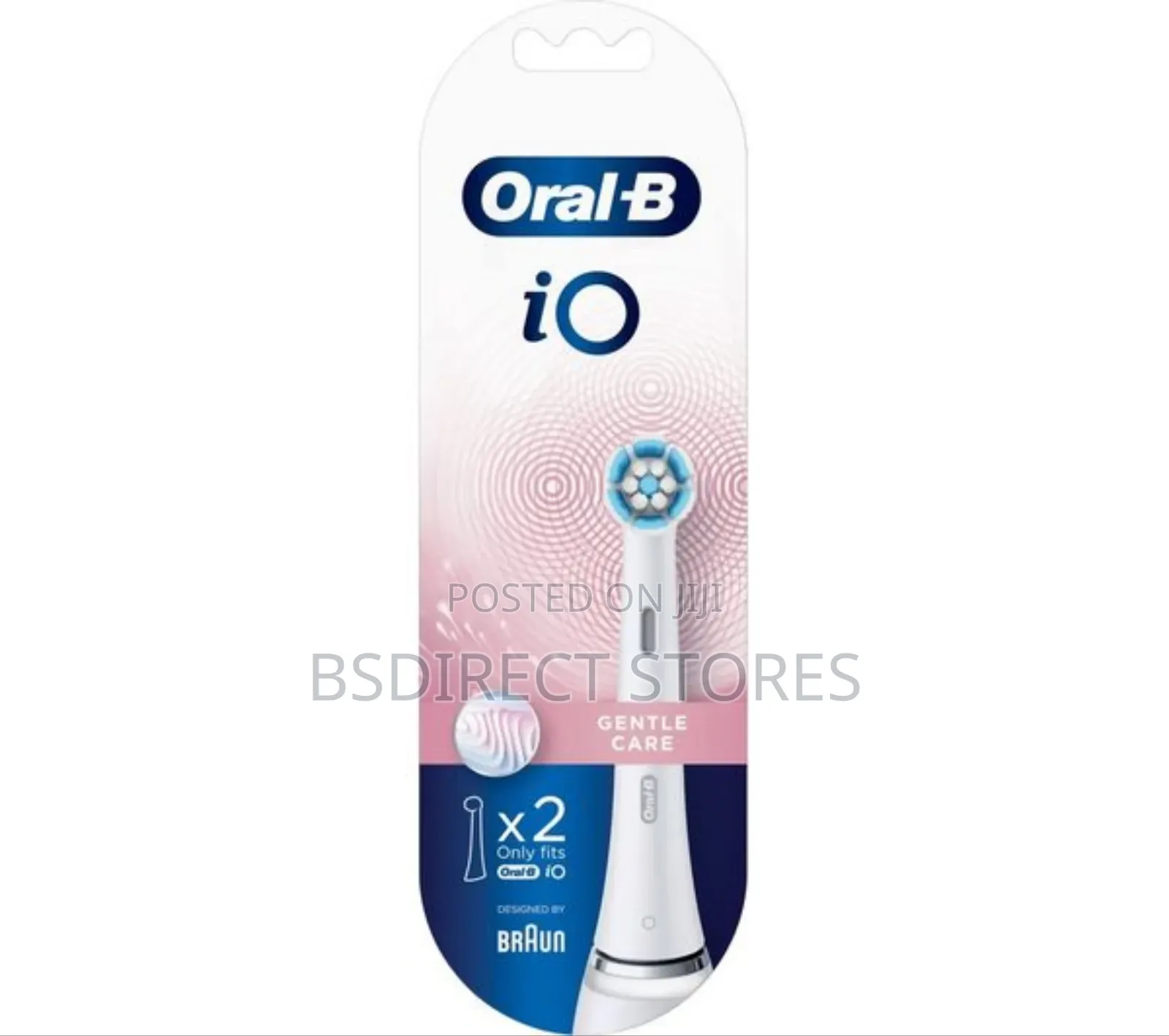 Oral B Io Gentle Care Replacement Toothbrush Head- Pack Of 2