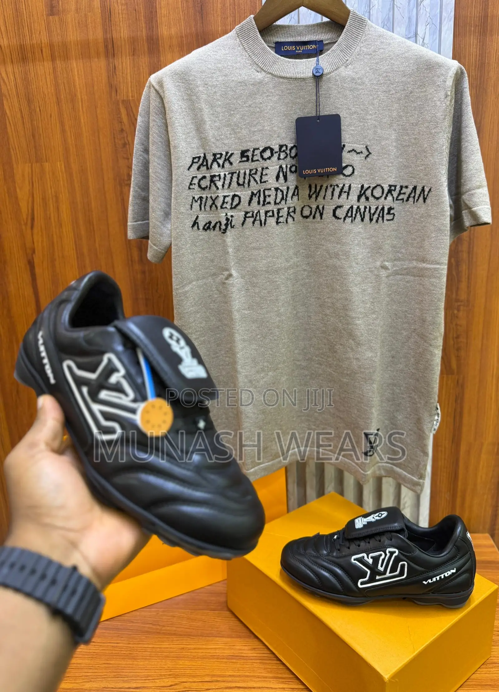 Luxury Louis Vuitton Footprint Shoe