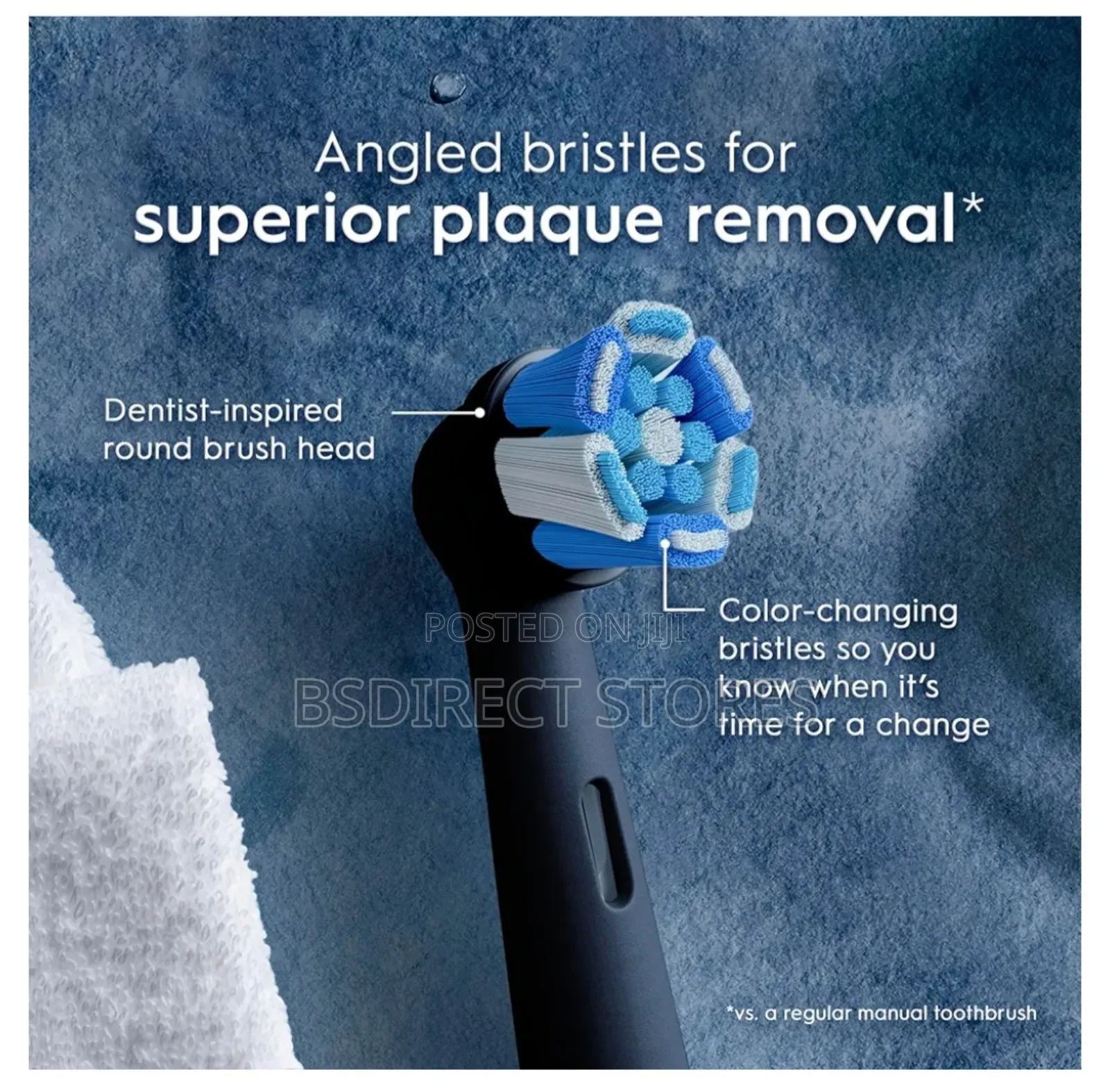 Oral-b Io Ultimate Clean Replacement Brush Heads Black, 2 Pk