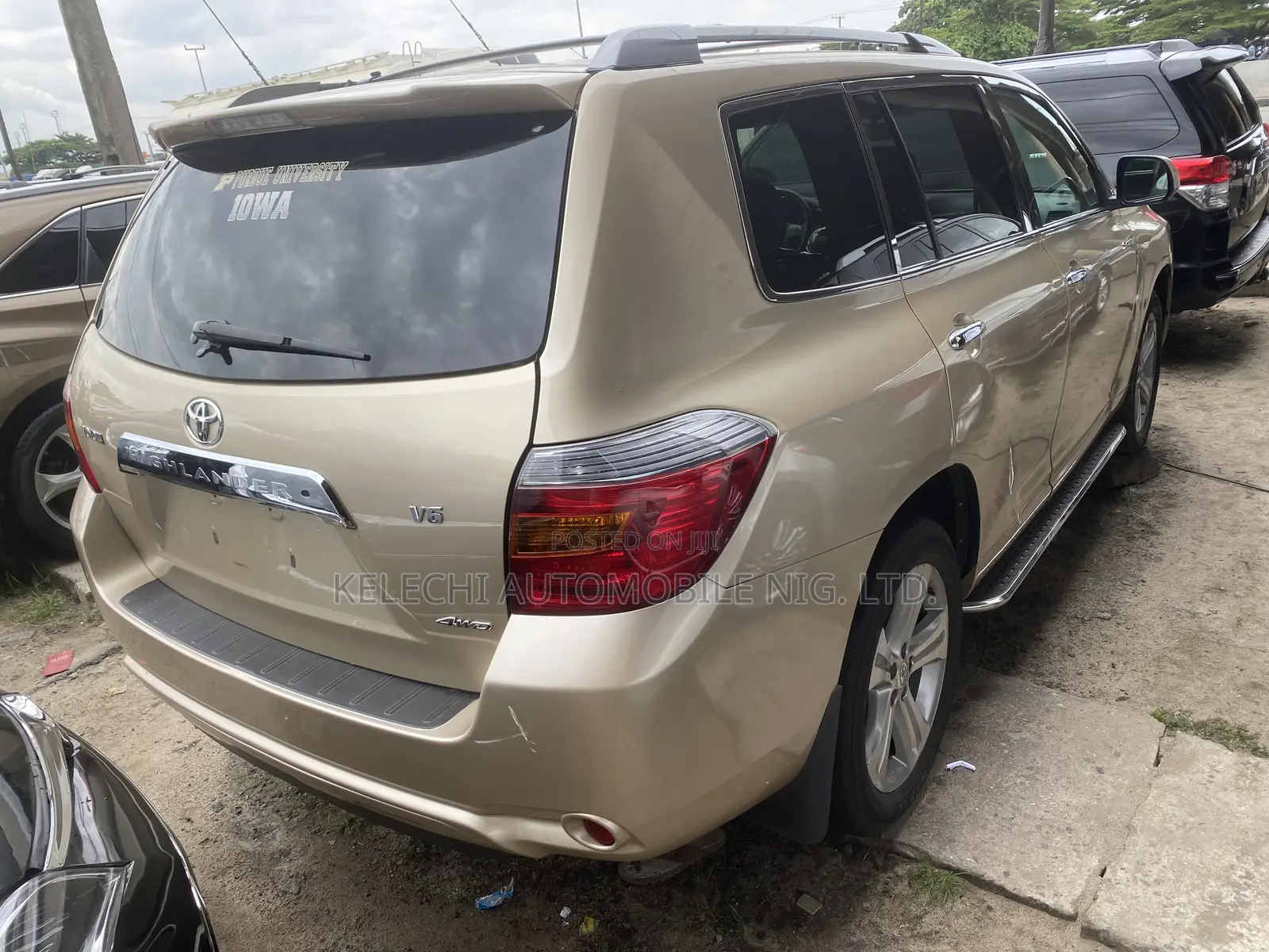 Toyota Highlander Sport 4x4 2009 Gold