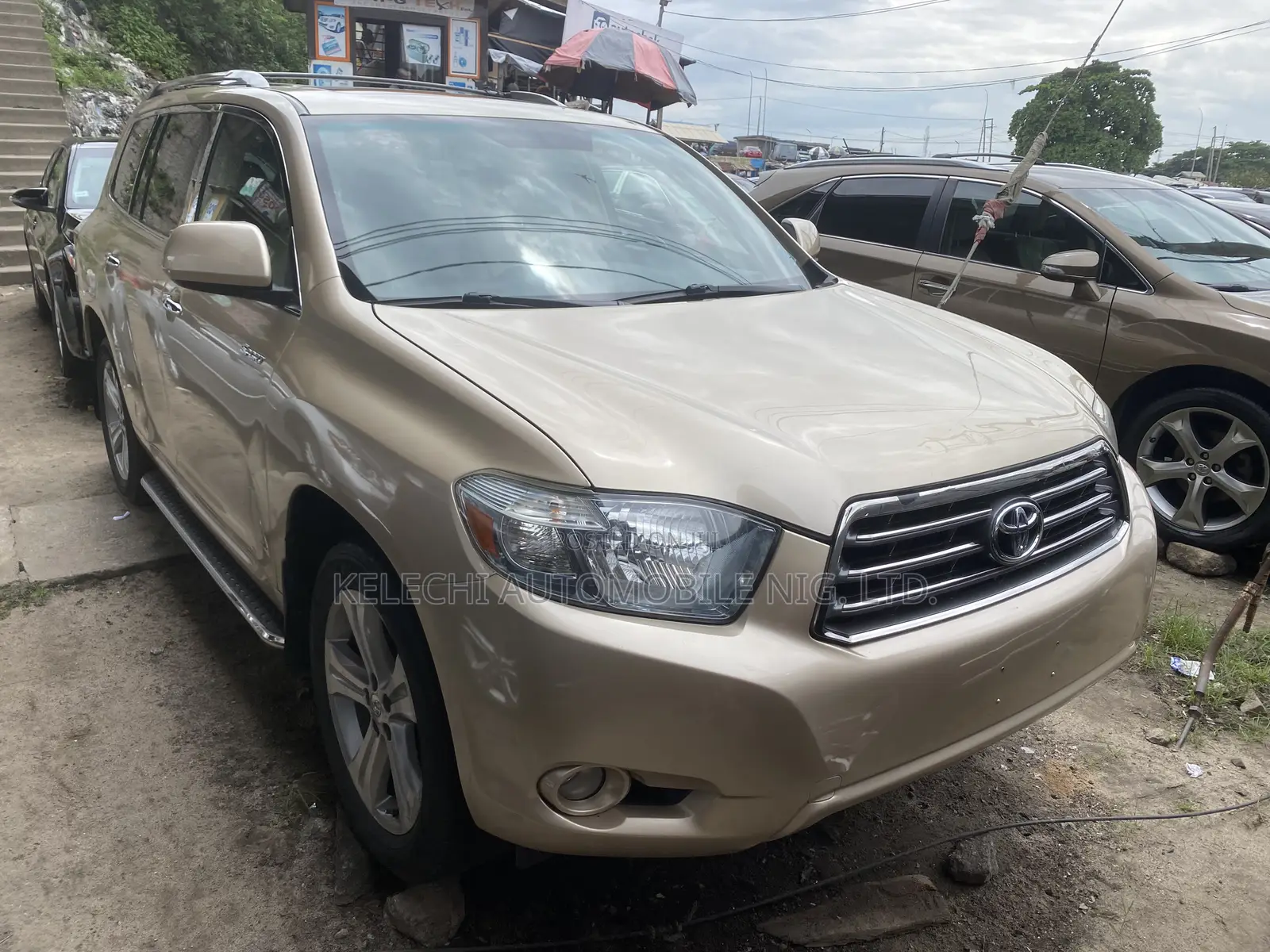 Toyota Highlander Sport 4x4 2009 Gold