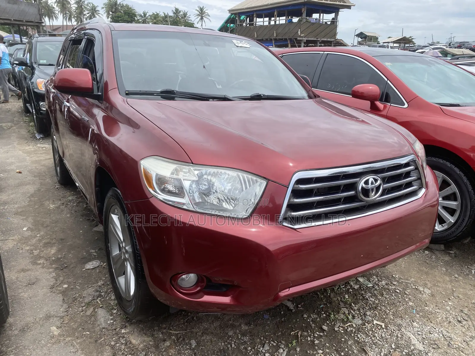 Toyota Highlander Sport 2008 Red