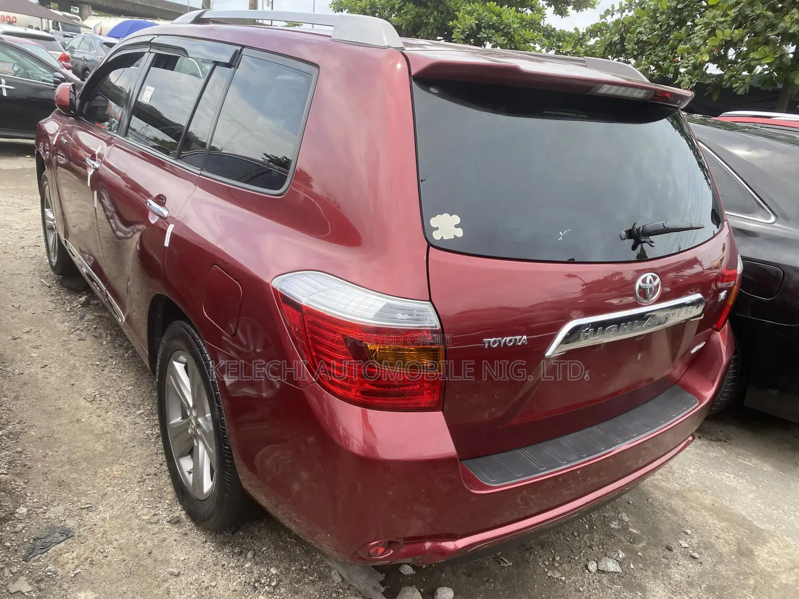 Toyota Highlander Sport 2008 Red