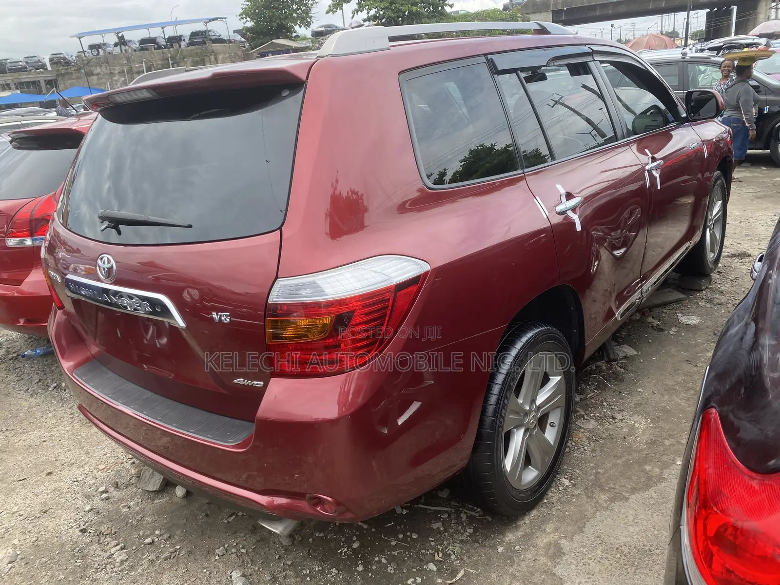 Toyota Highlander Sport 2008 Red