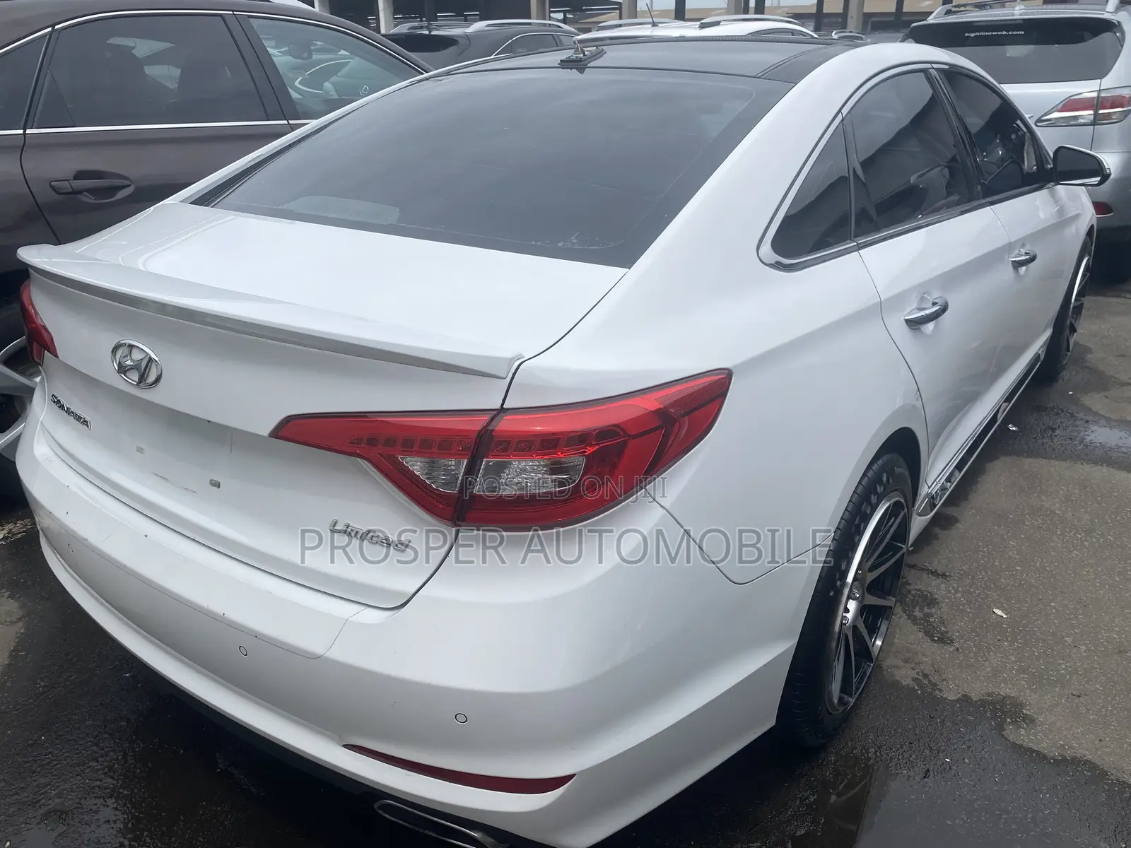 Hyundai Sonata Limited 4dr Sedan (2.4L 4cyl 6A) 2015 White