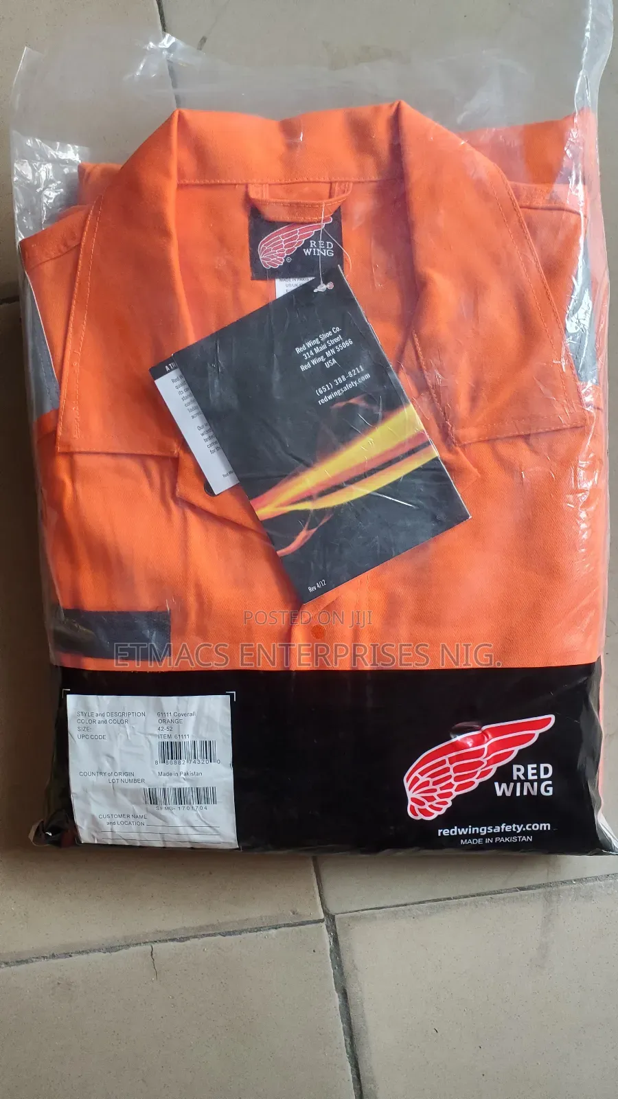 Redwings Coveral Fr