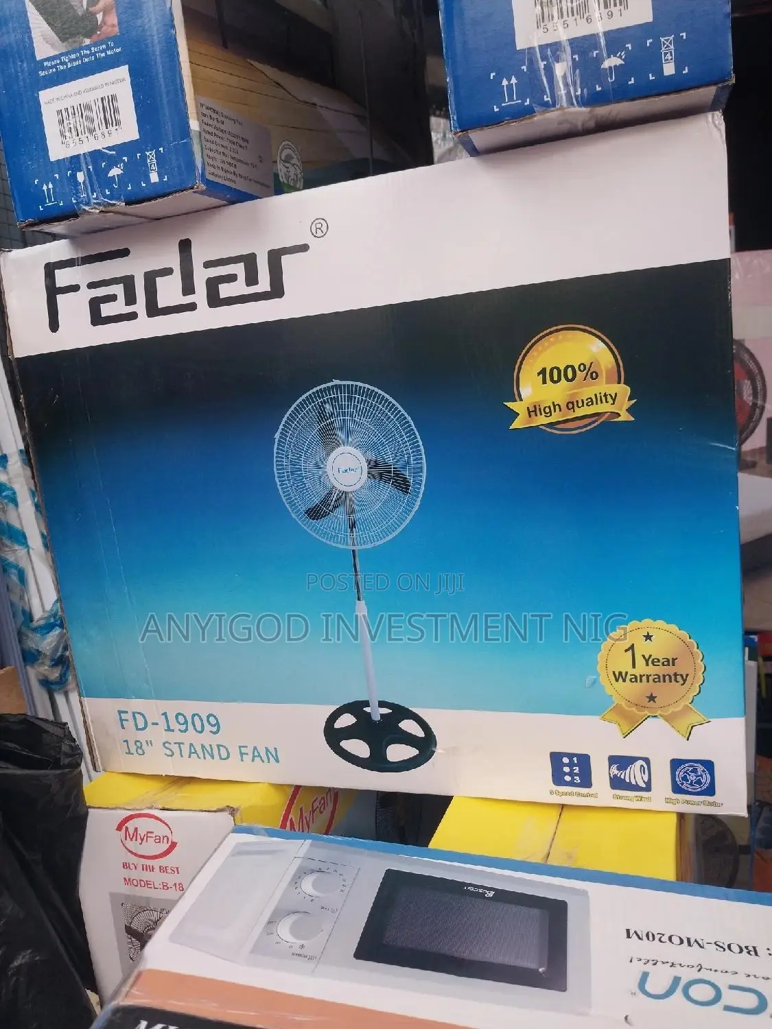 18 Inches Fadar Standing Fan