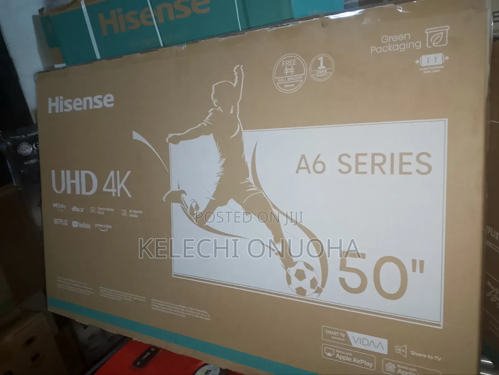 Hisense 50inch Smart Ai Tv