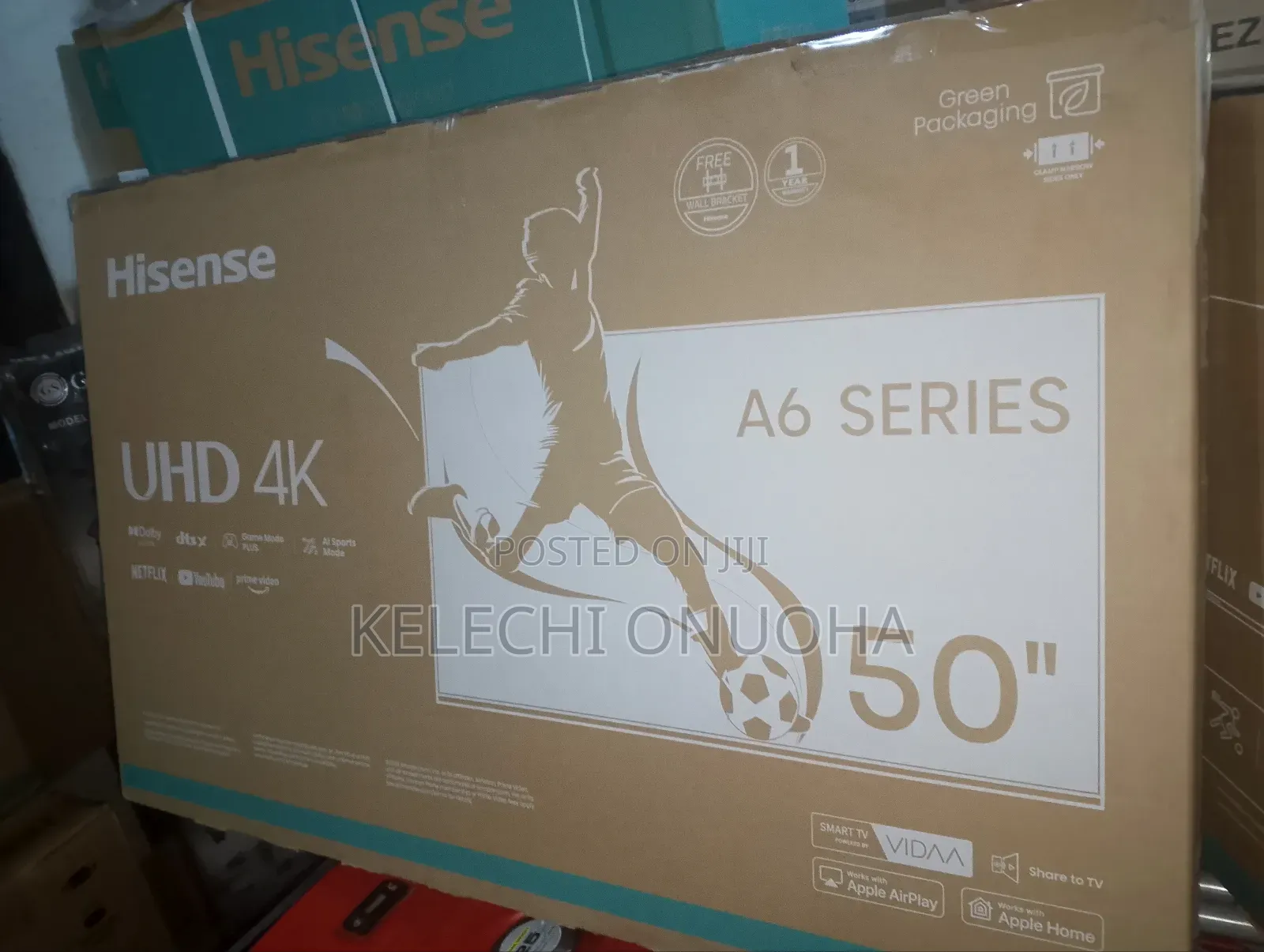 Hisense 50inch Smart Ai Tv
