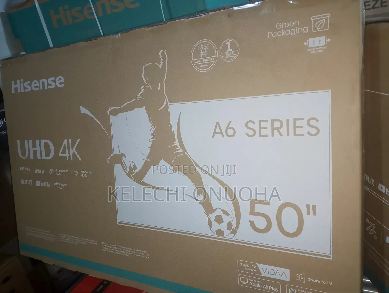 Hisense 50inch Smart Ai Tv