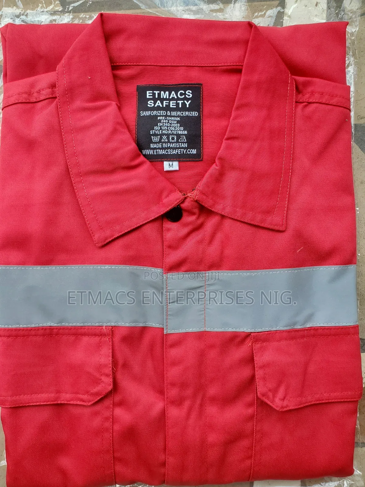Red Coveral Etmacs