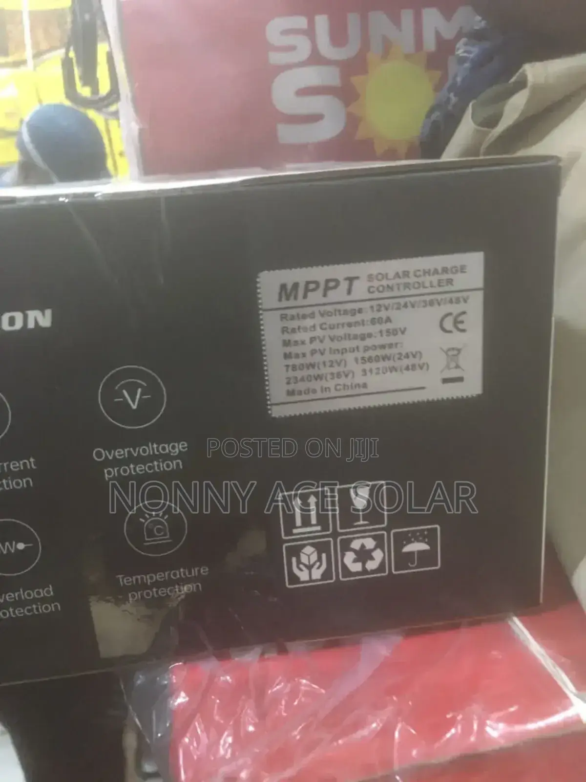 Sunfield 60ah MPPT Charge Controller 12/24/36/48v