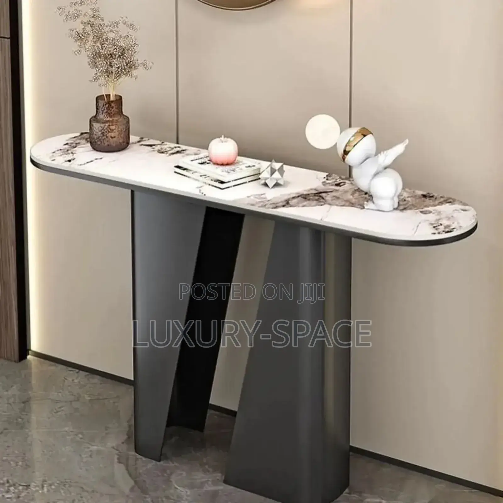 Top Quality Sideway Marble Console Table