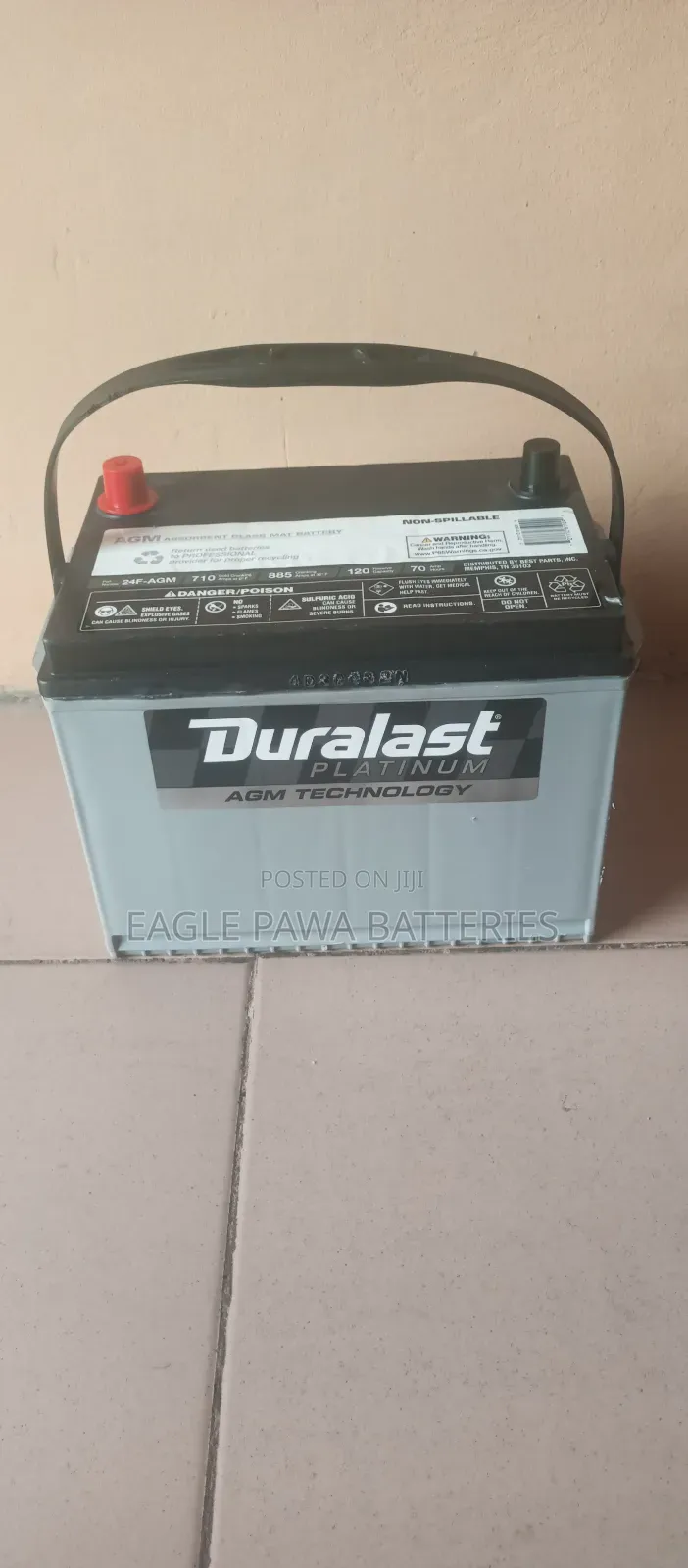 Agm Duralast 75ah