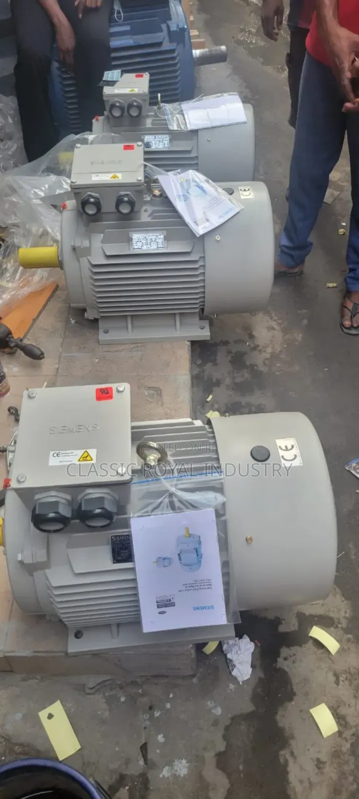 18.5 Kw Siemens Electric Motor 2940 RPM High Speed