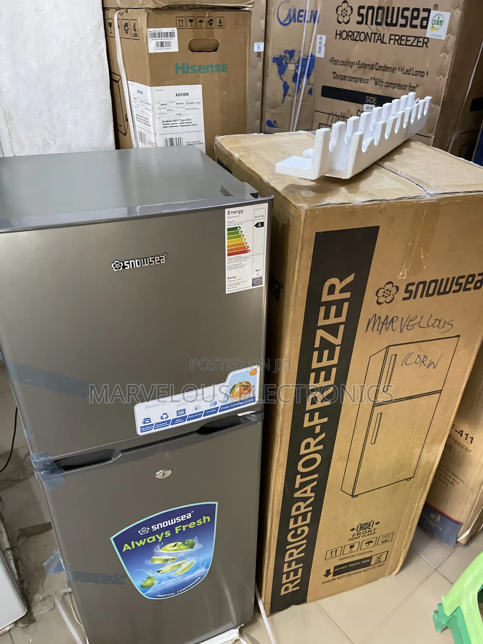 Brand New Snoswea Full Copperengine Doble Door Refrigerator