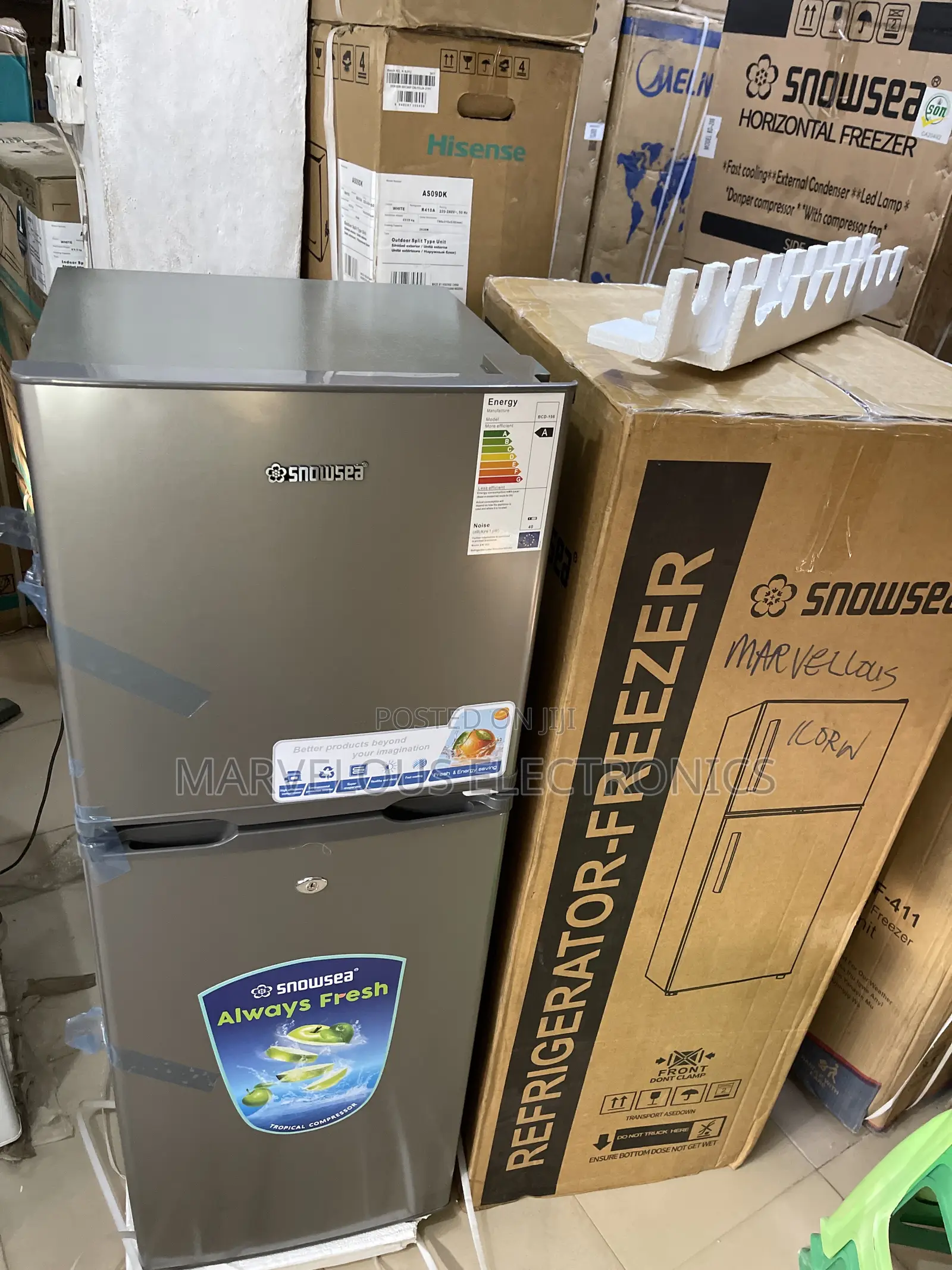 Brand New Snoswea Full Copperengine Doble Door Refrigerator