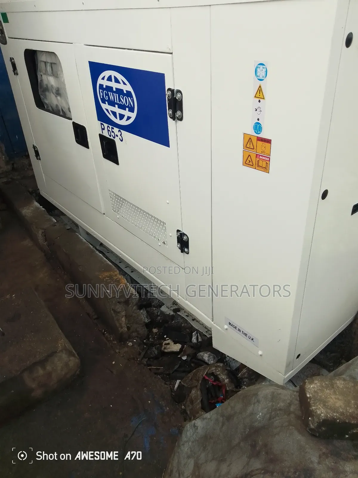 60kva Ecoplus Generator Fg Wilson Super Silence Almost New