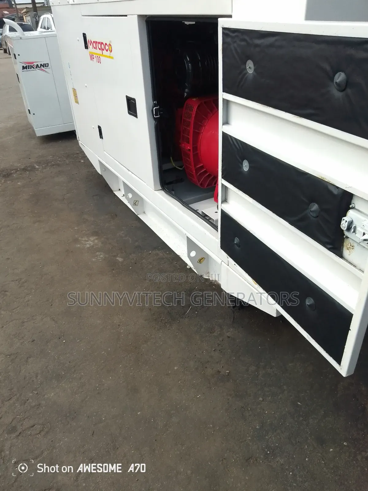 100kva Perkins Generator Marapco Super Silence Almost New