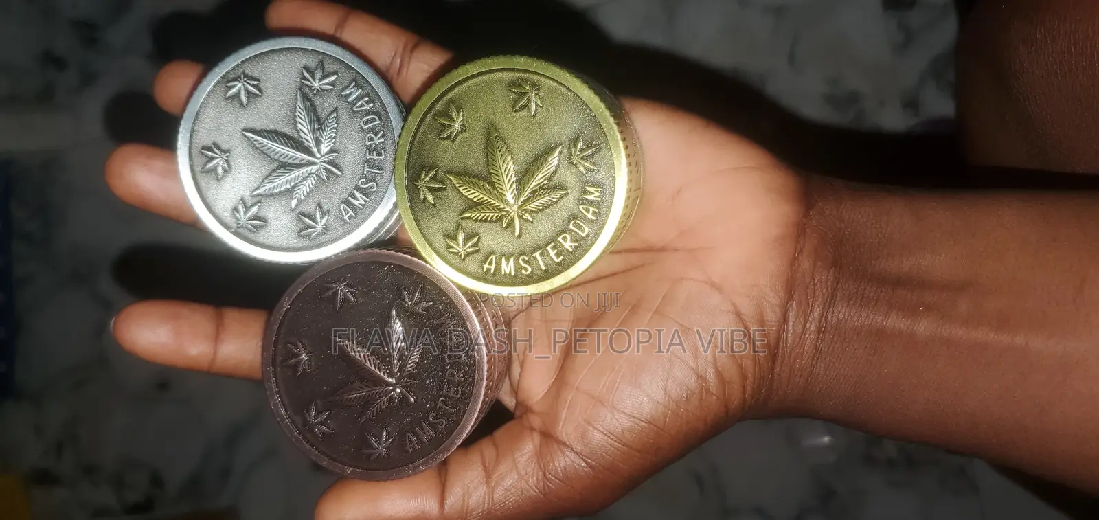 Amsterdam Metal Herb Crusher Grinder