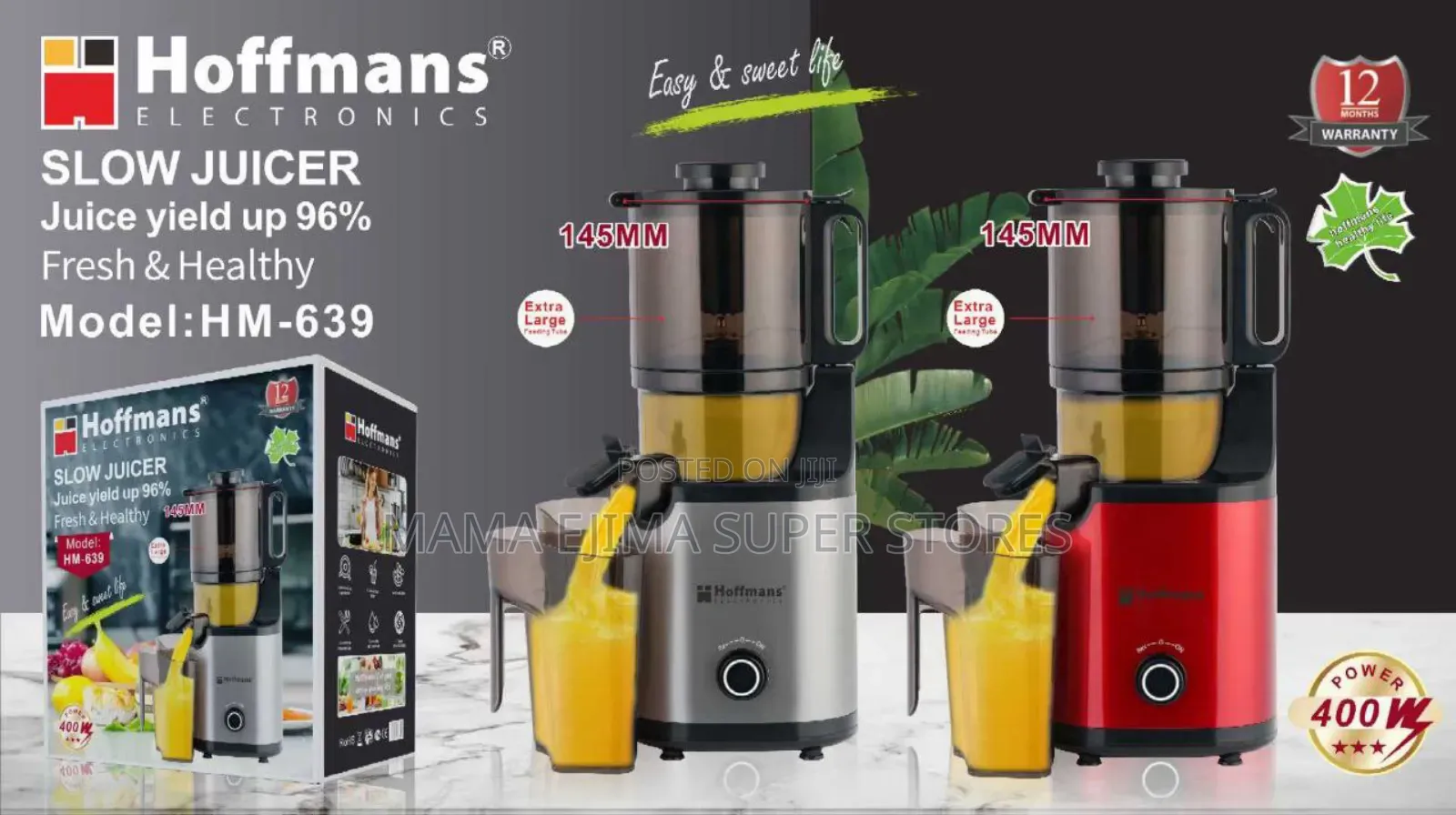 Hoffman Slow Juicer Hm-639