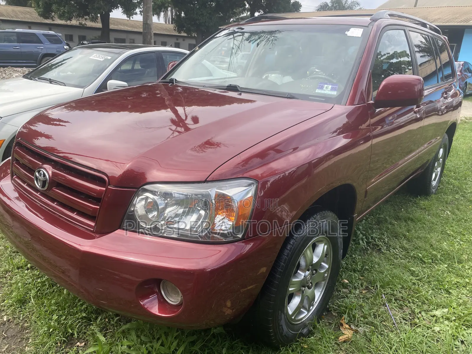 Toyota Highlander V6 4x4 2007 Red