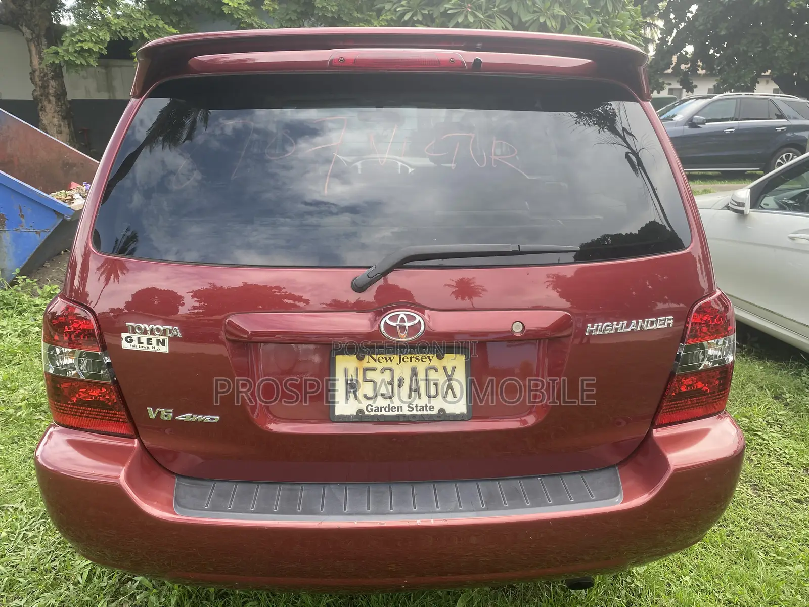Toyota Highlander V6 4x4 2007 Red