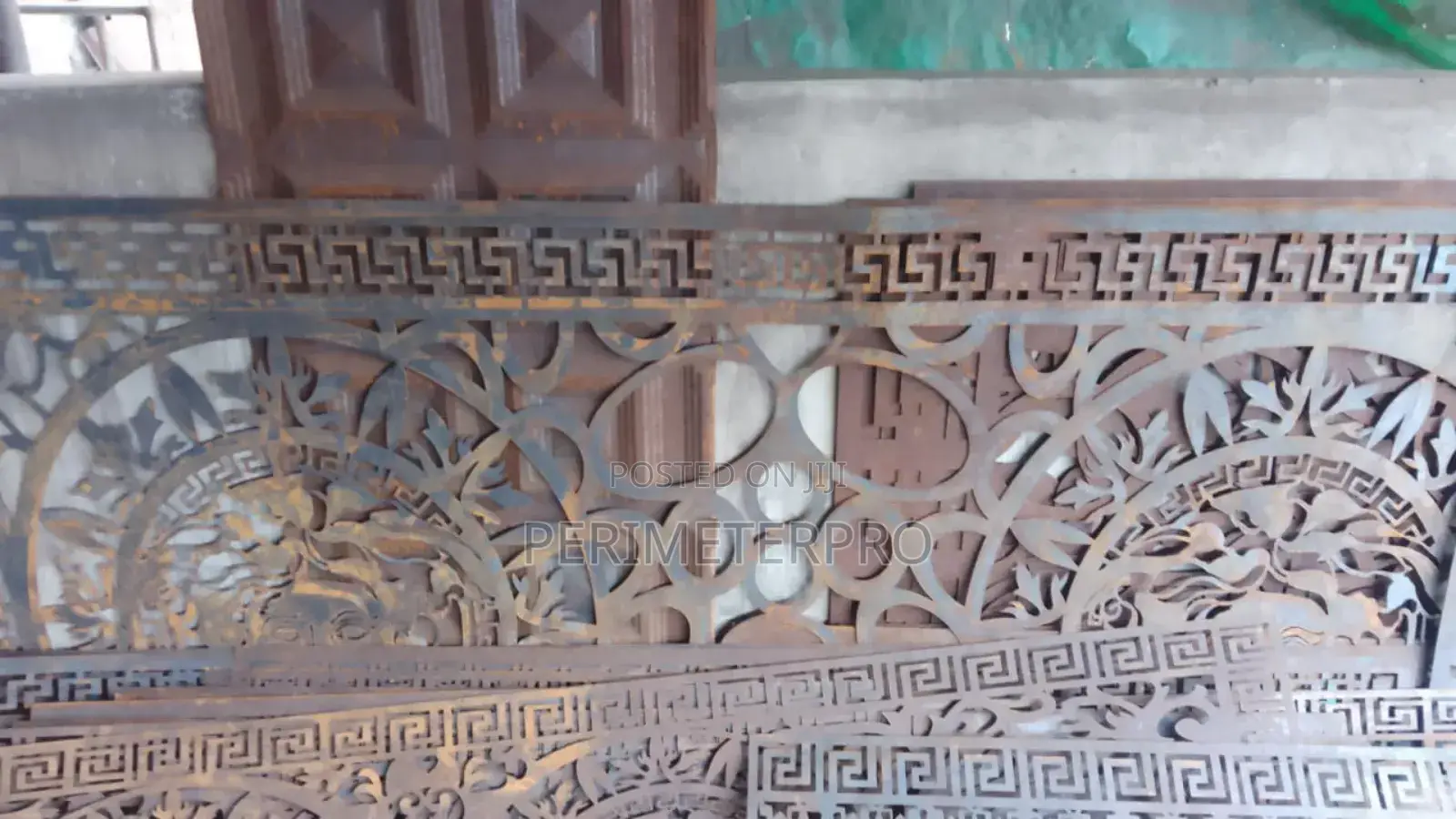 Laser Cut Metal Plates For Fencing And Hand Rail