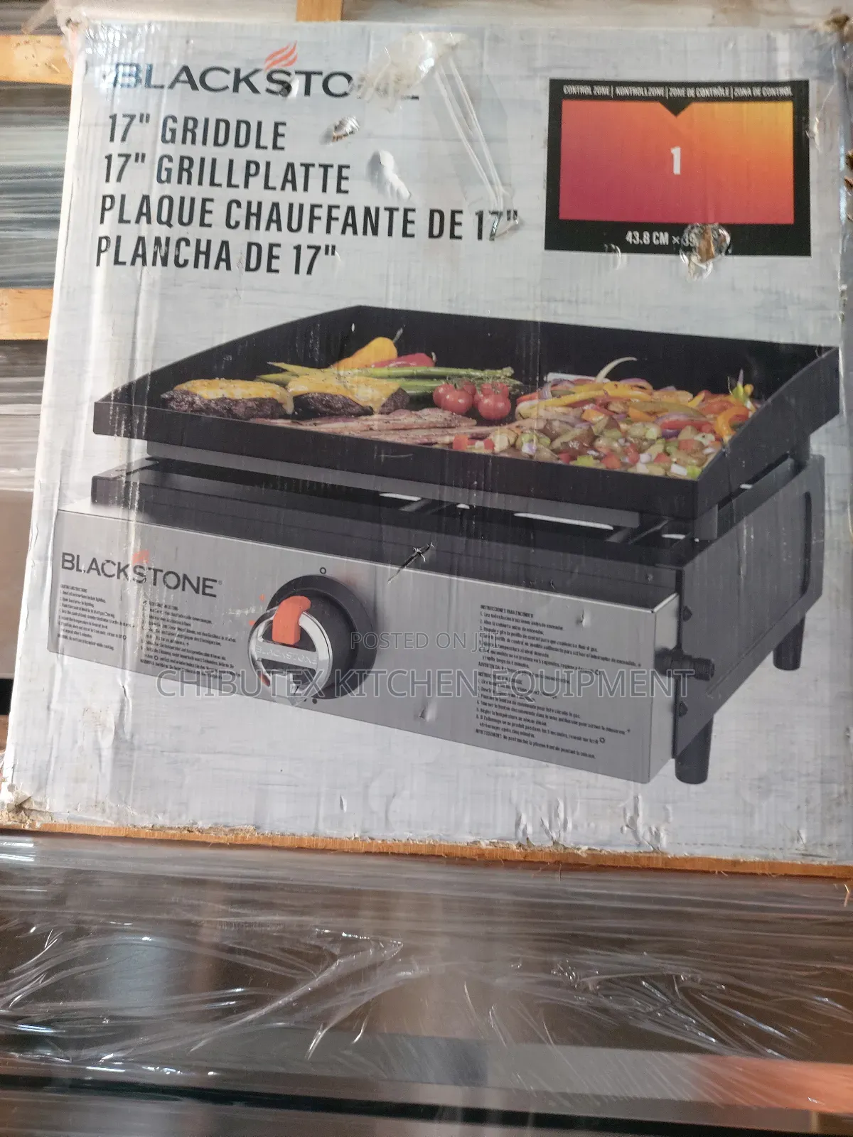 Industrial Gas Grill Griddle Machine