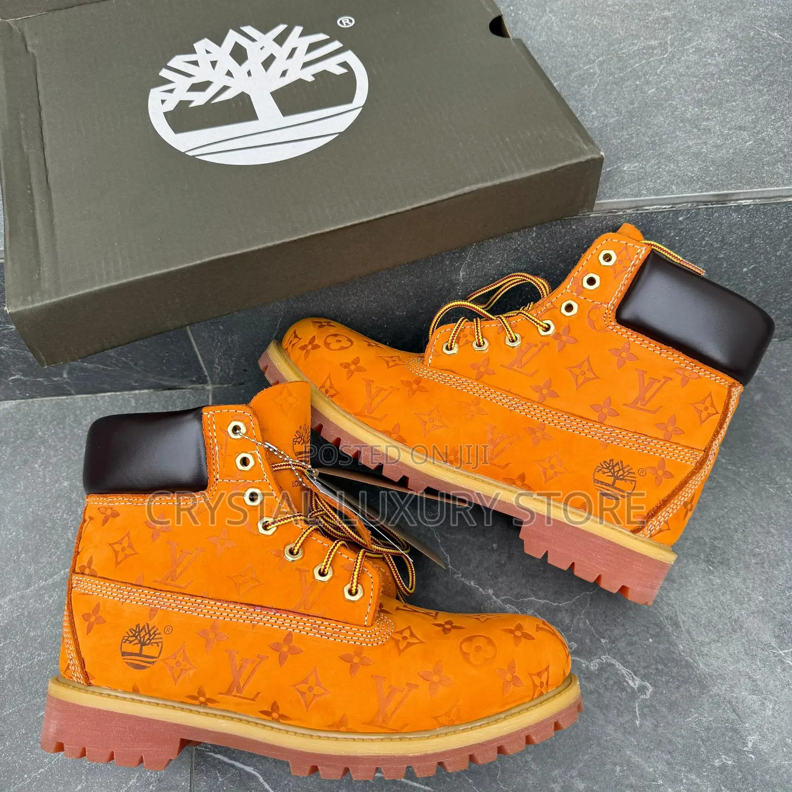 Louis Vuitton X Timberland Quality Luxury Men Boots