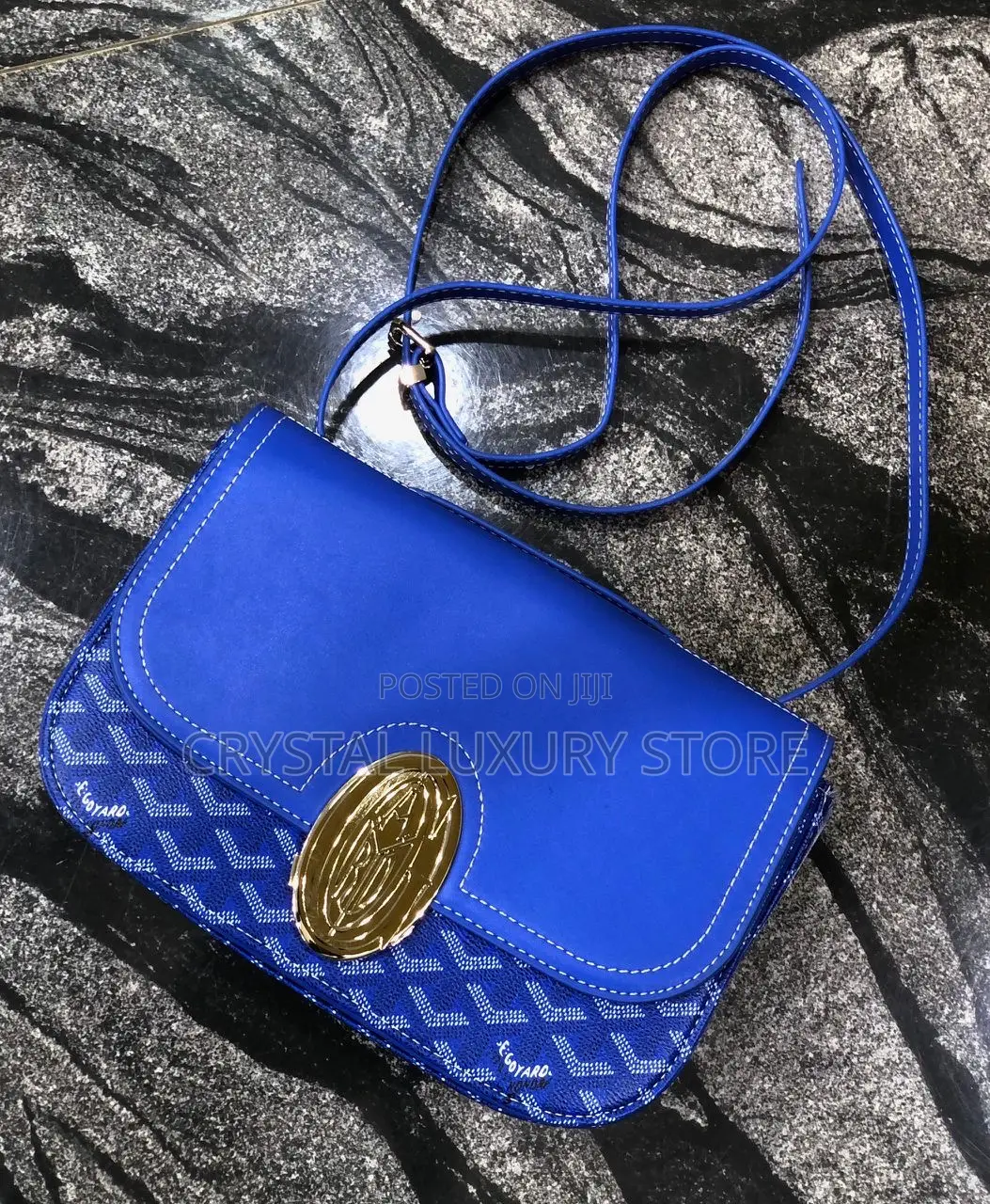 Goyard Quality Luxury Men Genuine Leather Crossbag