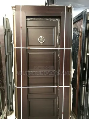 Brown Animal Skin Turkey  Steel Door  Adjustable Frame