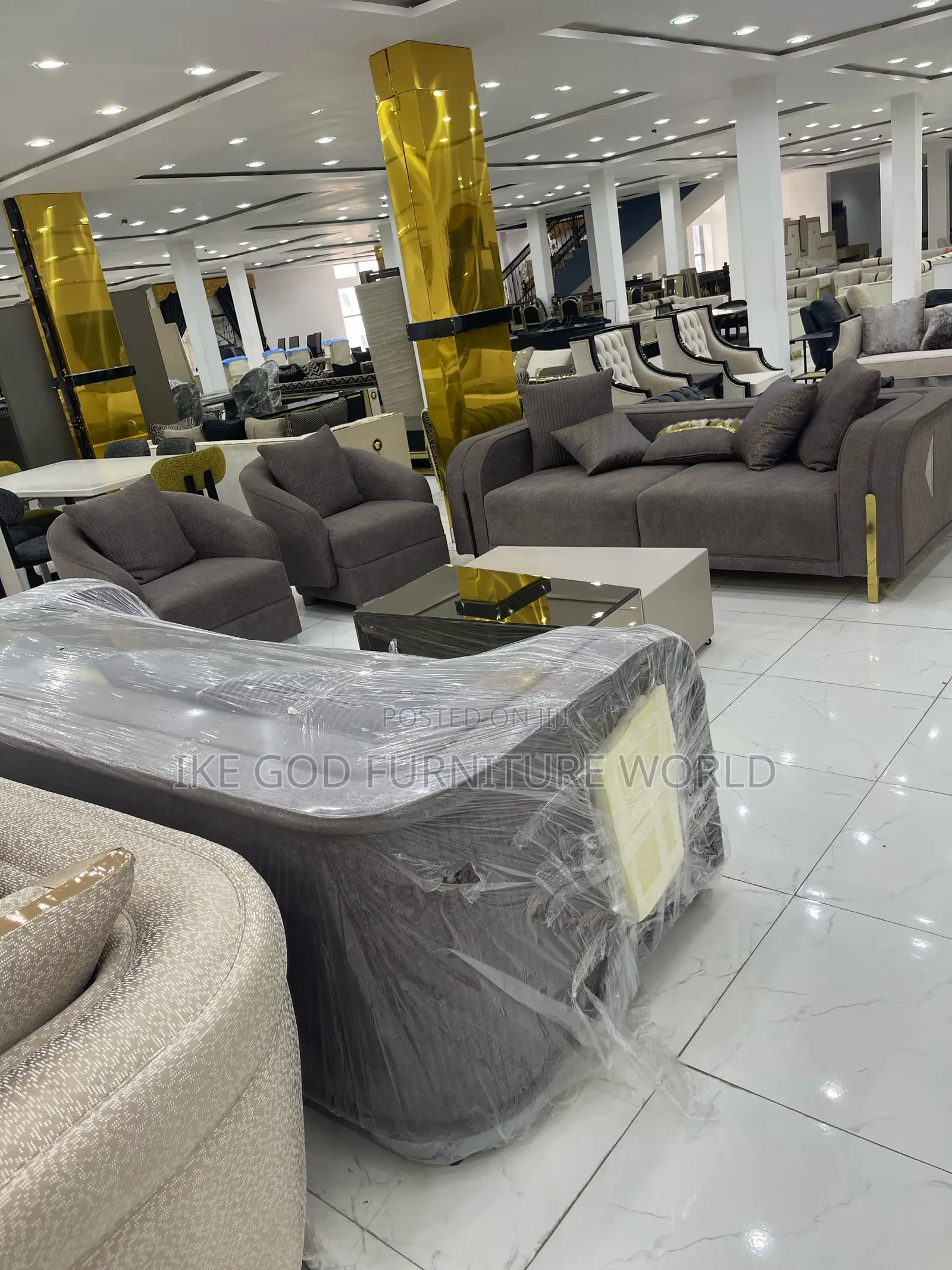Set of High Classic Turkish Fabric Sofa Chair Special Made